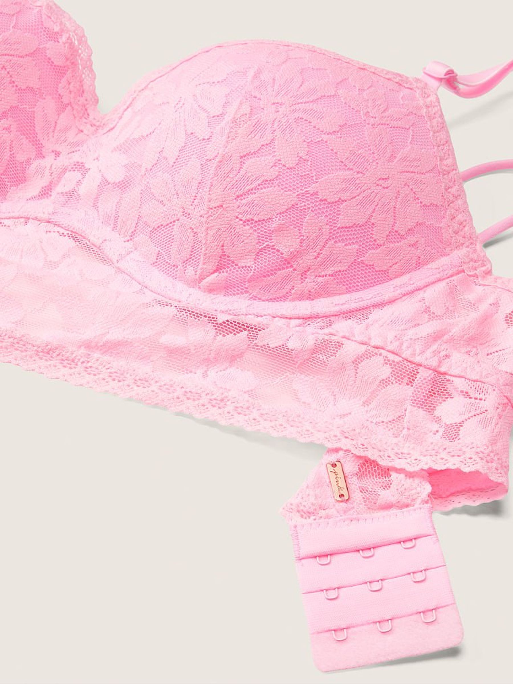Pink push up bralette best sale