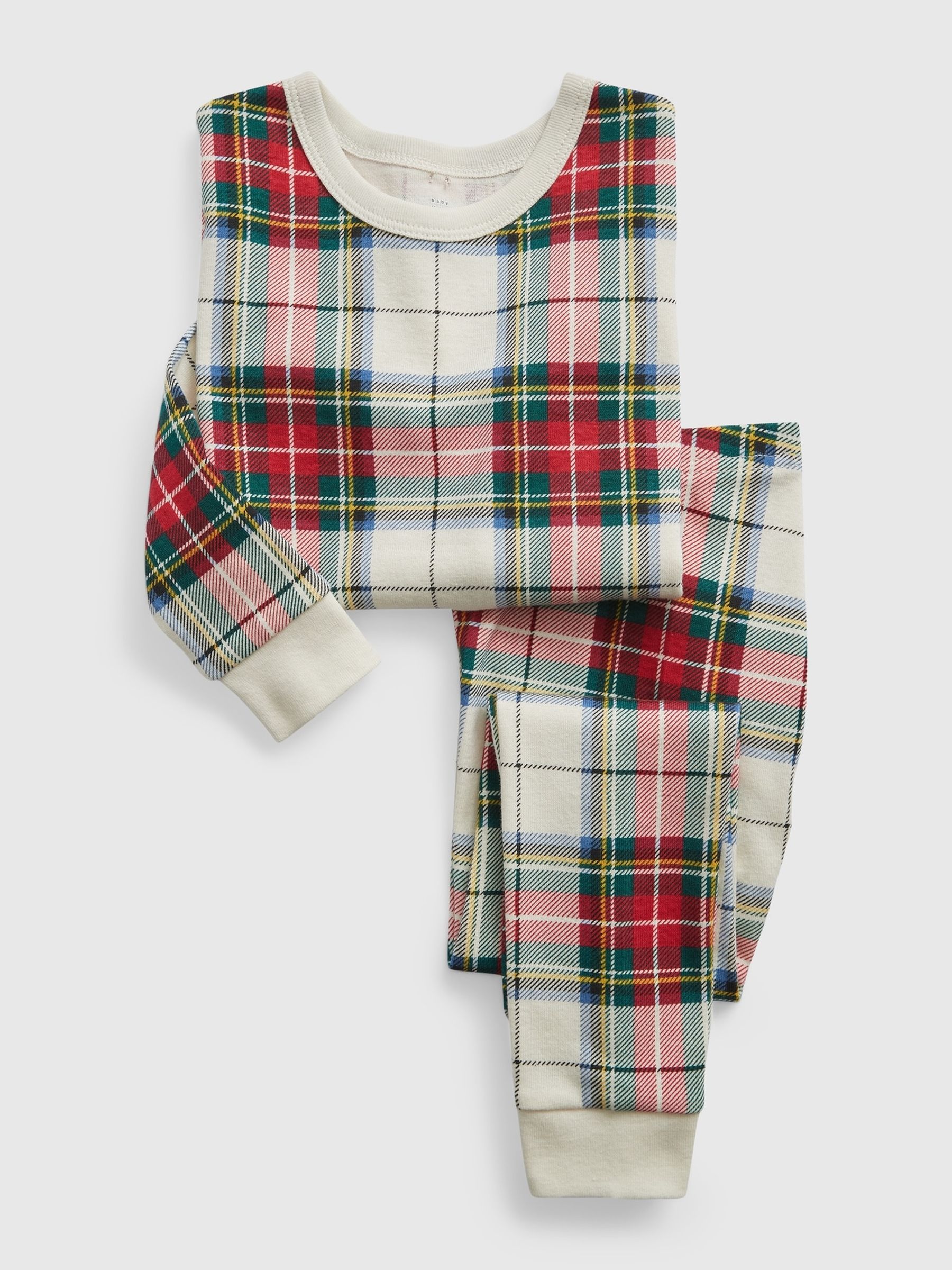 Christmas Organic Cotton Tartan Pyjamas