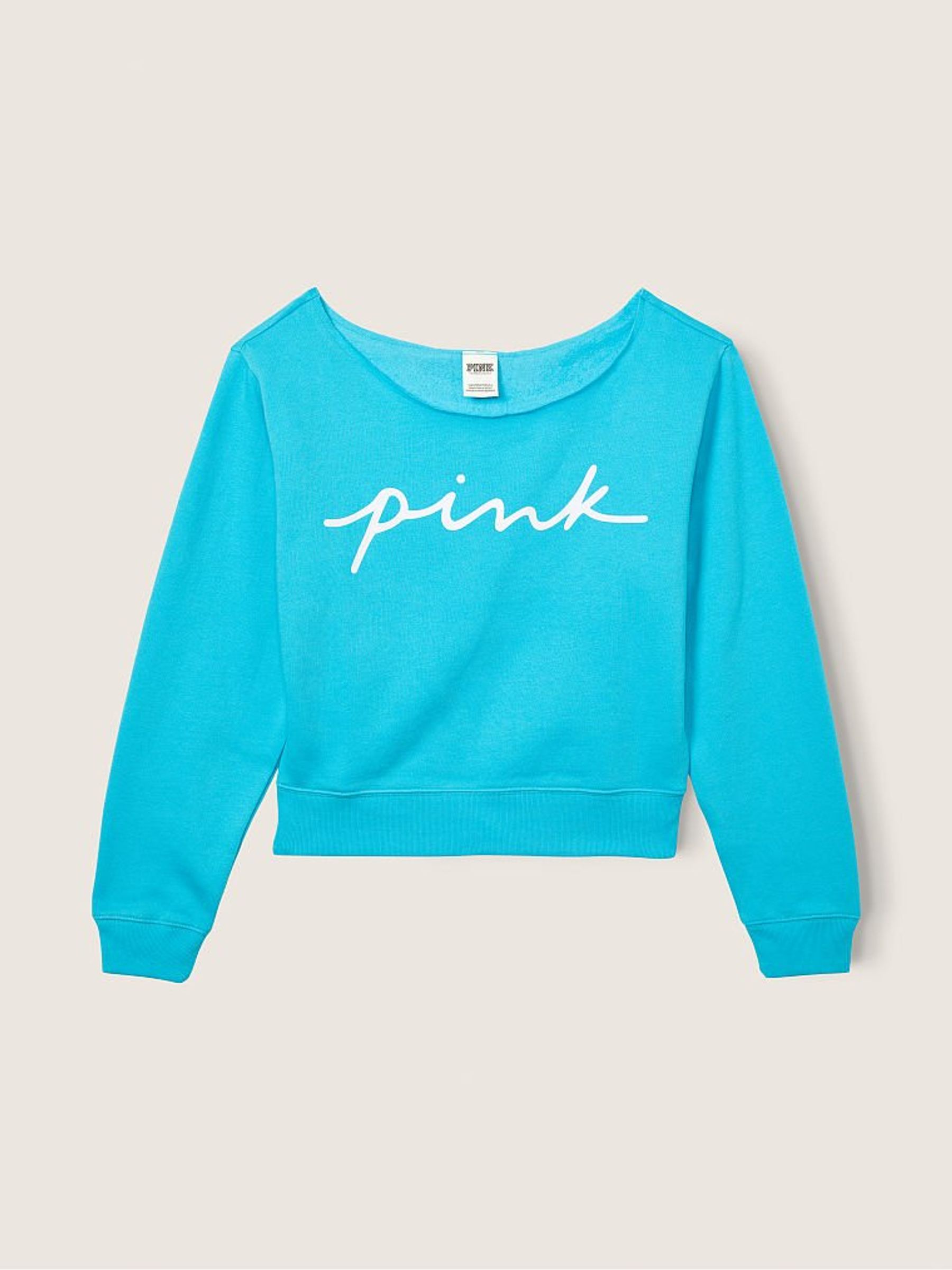 Off the shoulder neon sweatshirt clearance