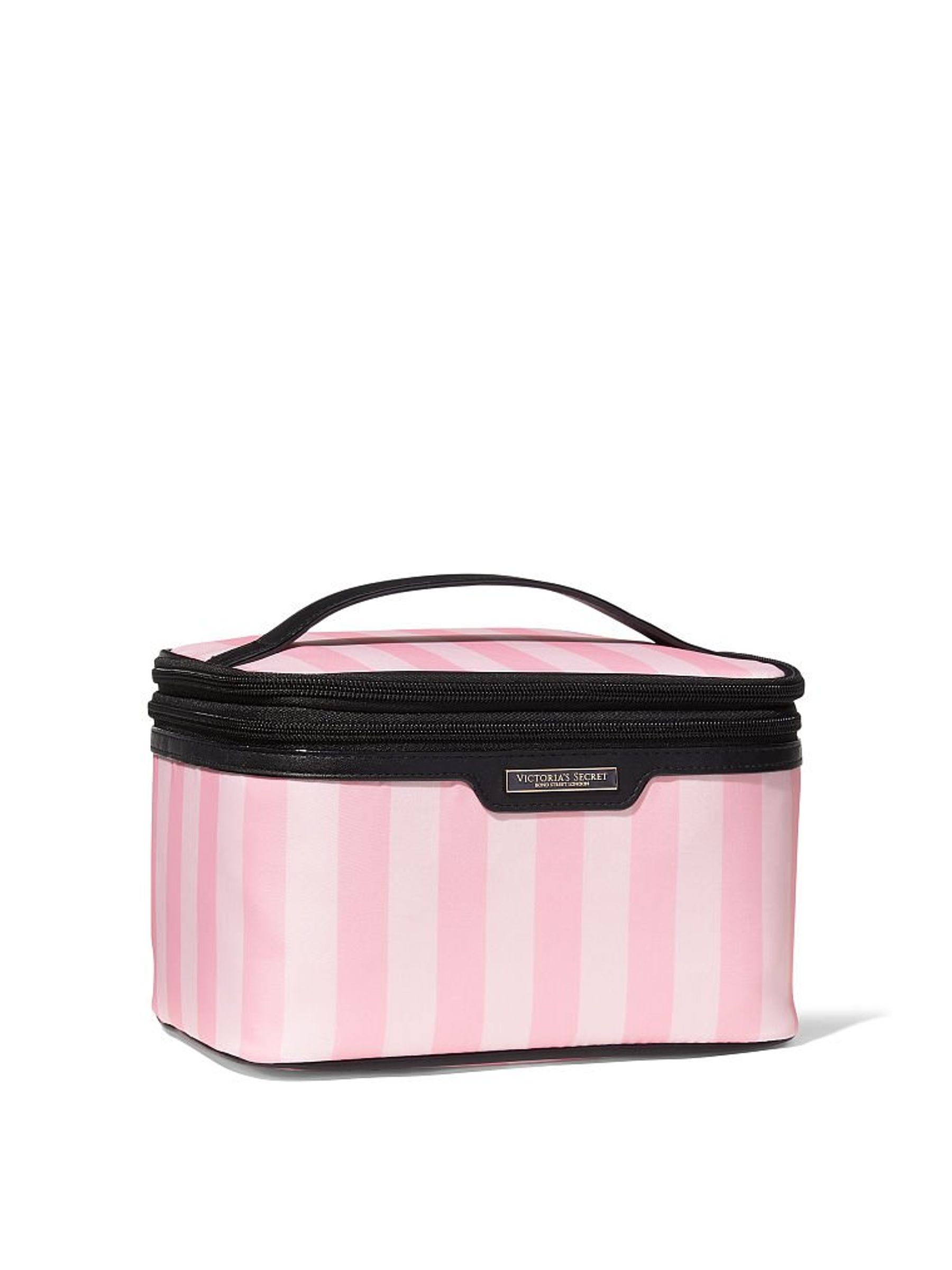 Buy Victoria s Secret Pink Iconic Stripe Makeup Bag from the Victoria s Secret UK online shop