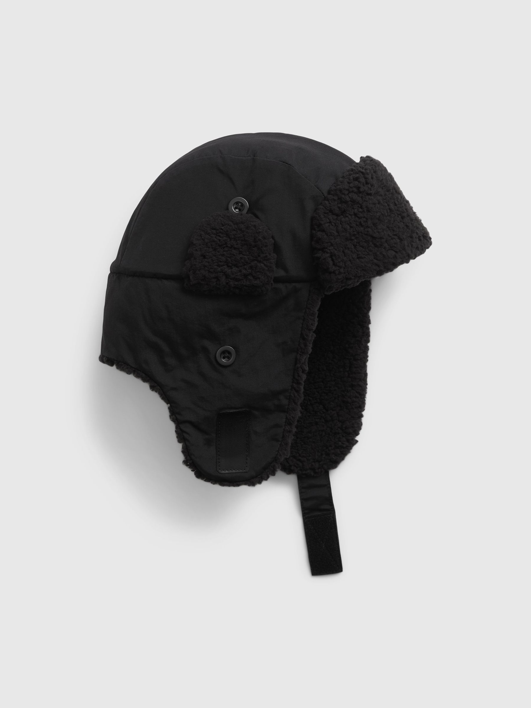 Black snow hat on sale