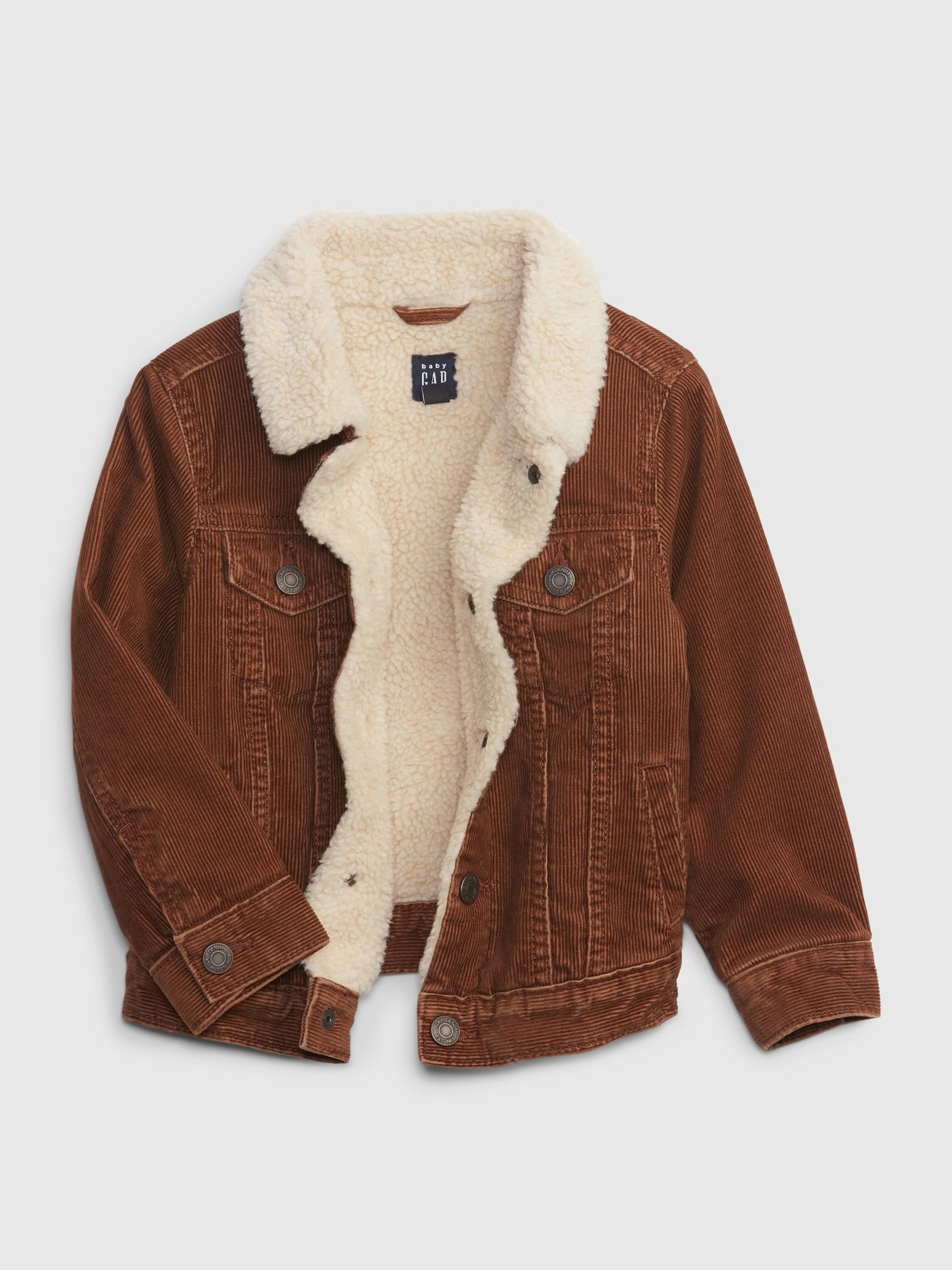 Buy Sherpa Lined Corduroy Jacket from the Gap online shop