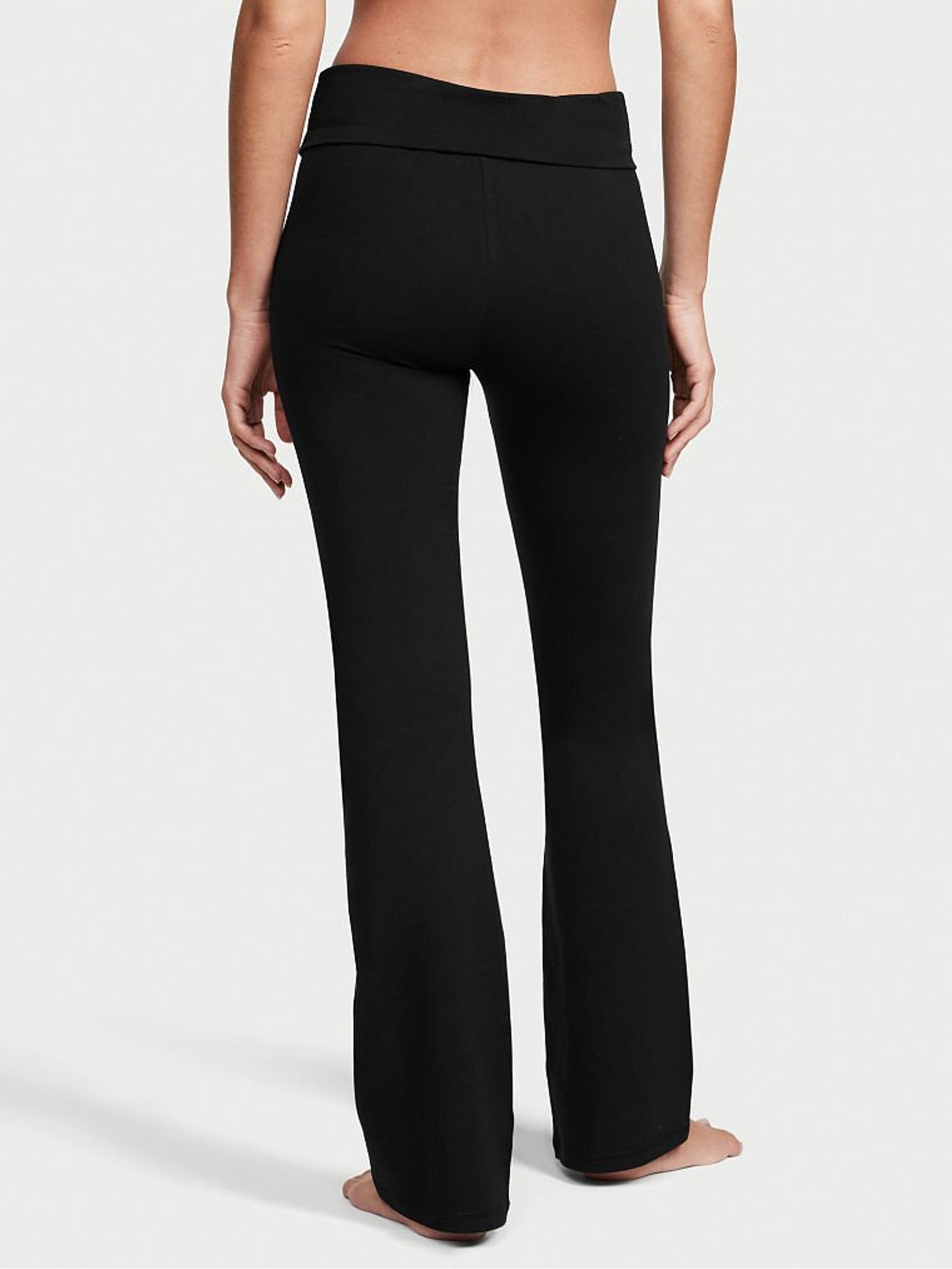 Pink foldover yoga pants store
