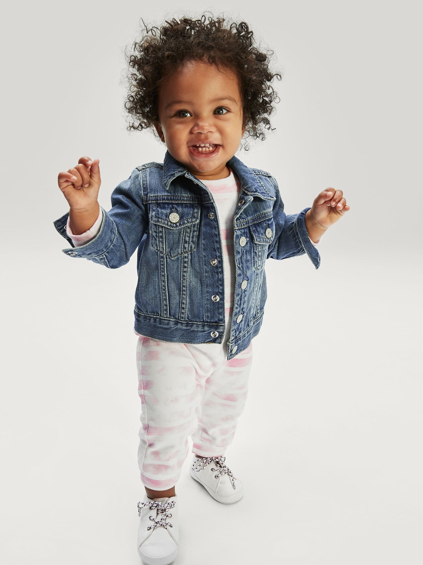 Blue Organic Cotton Icon Denim Jacket Baby