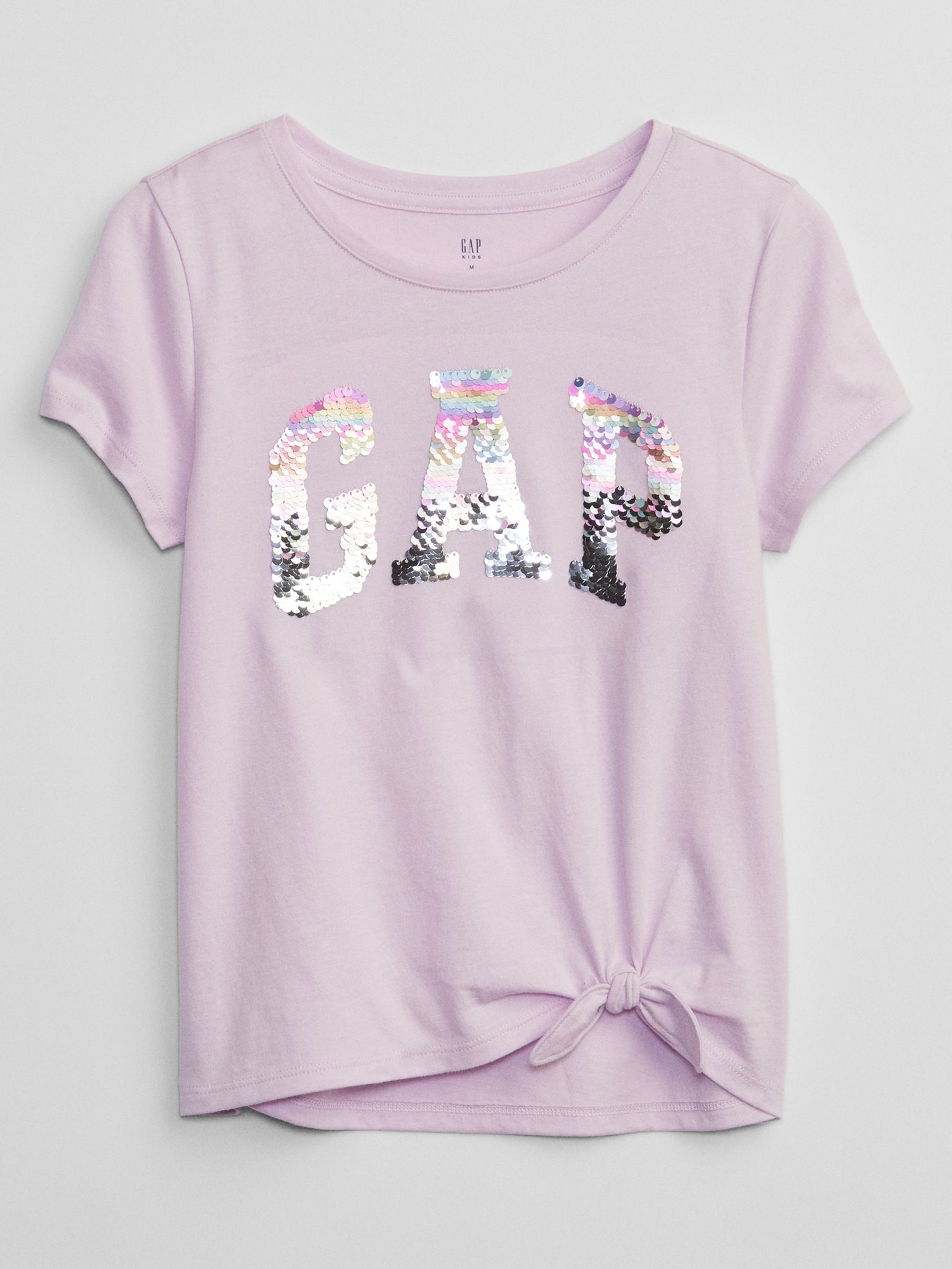 Kids Gap Logo Knot-Hem T-Shirt - Image 1 of 1