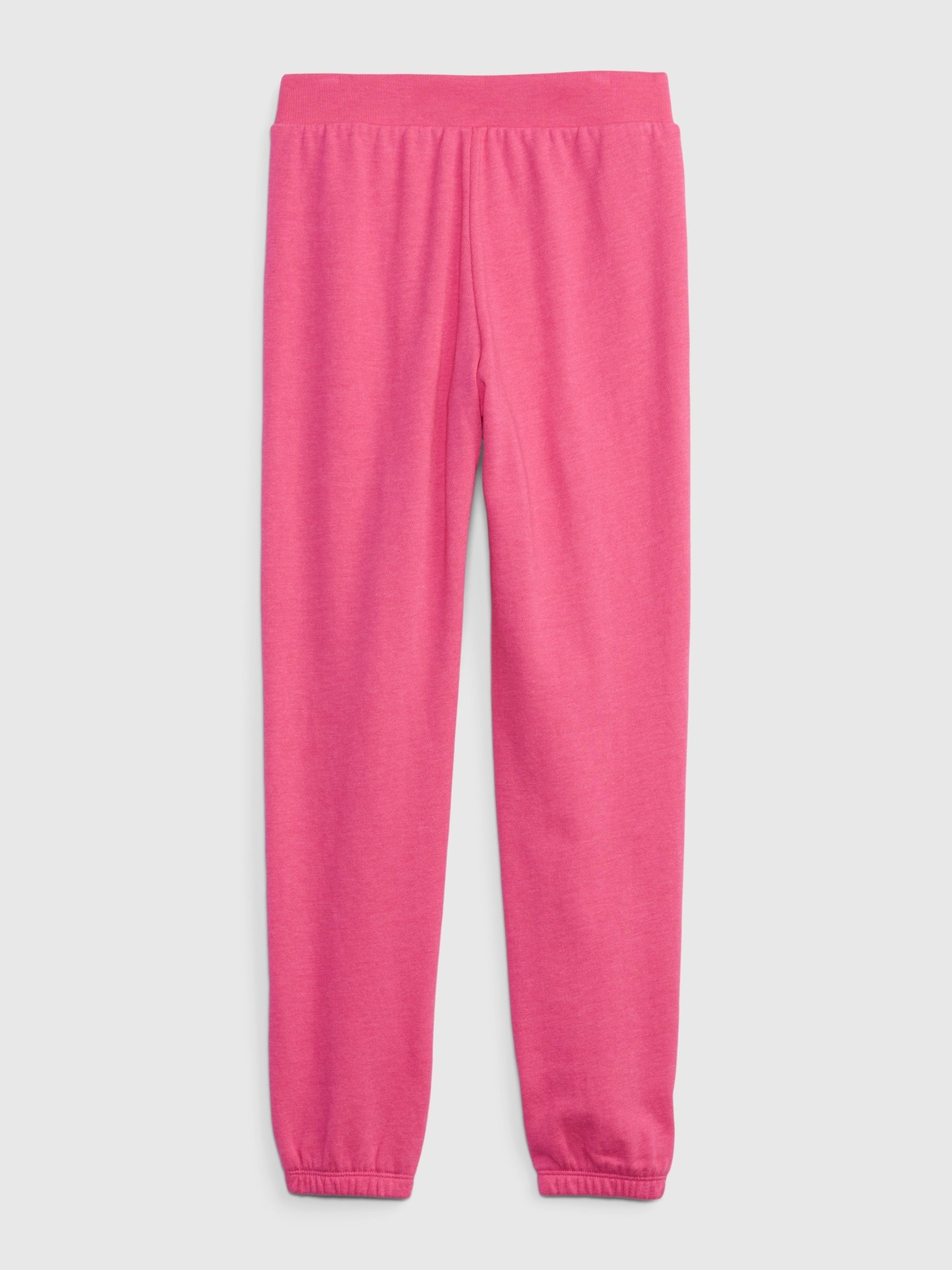 Pink French Terry Logo Joggers - Image 2 of 2