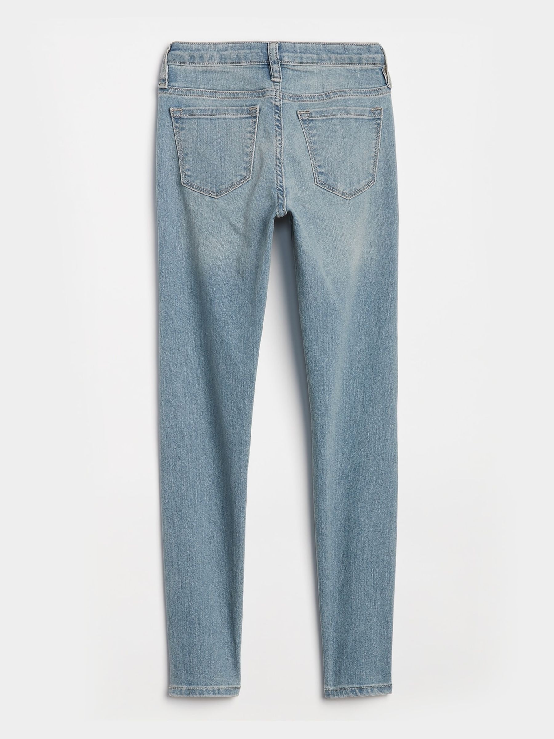 Light Wash Blue Super Skinny Fit Jeans (4-16yrs) - Image 4 of 6