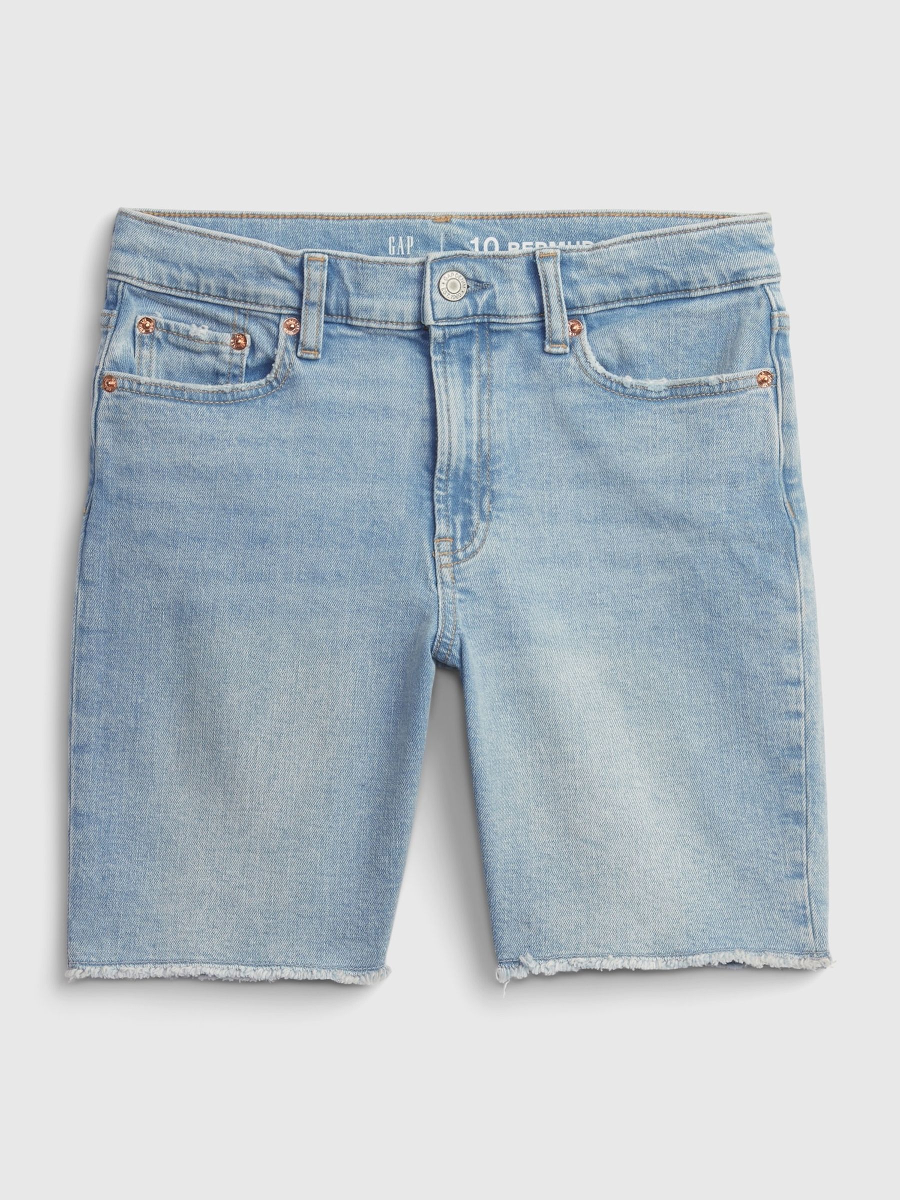 Buy Kids High Rise Bermuda Shorts with Washwell from the Gap online shop