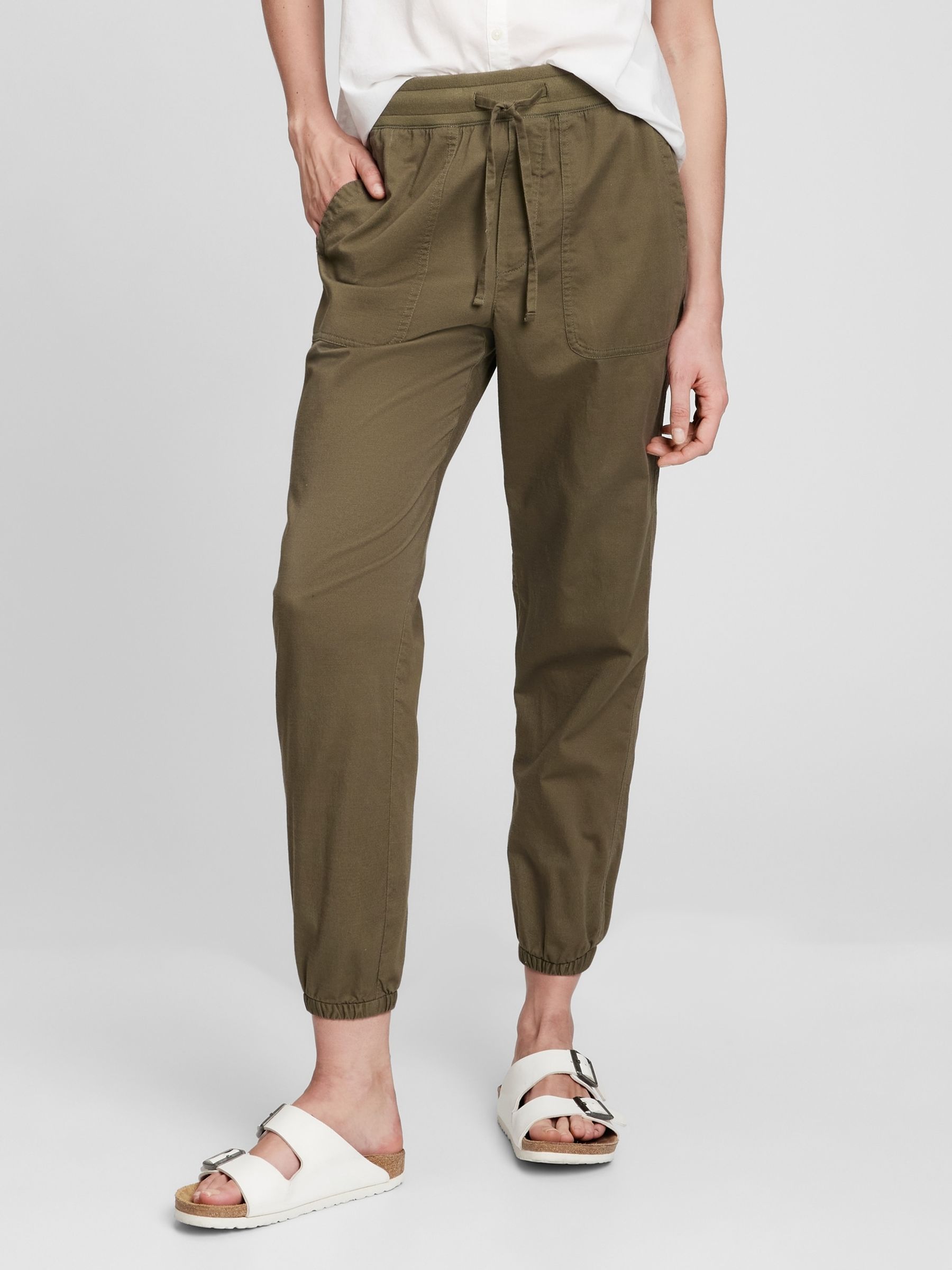 Gap twill joggers shop