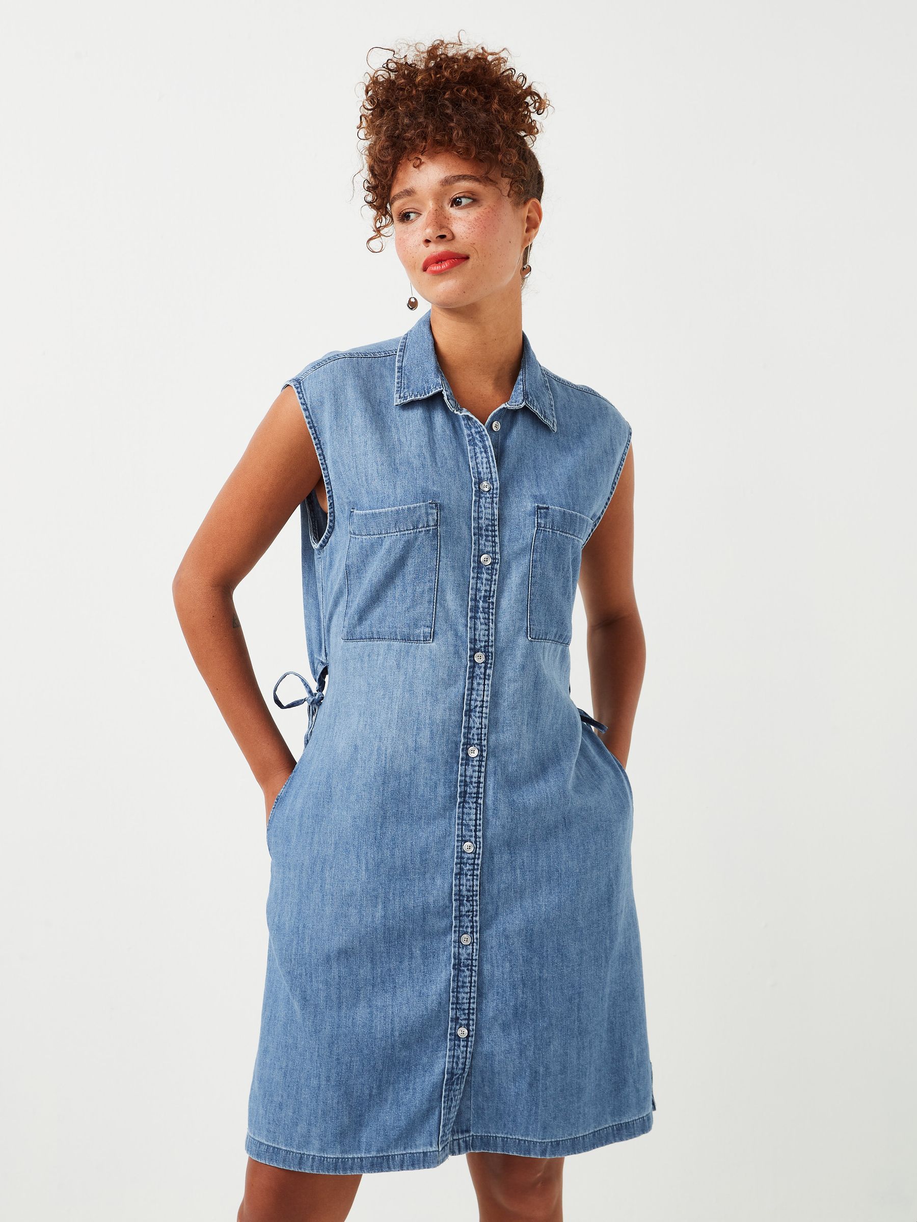 Gap denim shirt dress cheap