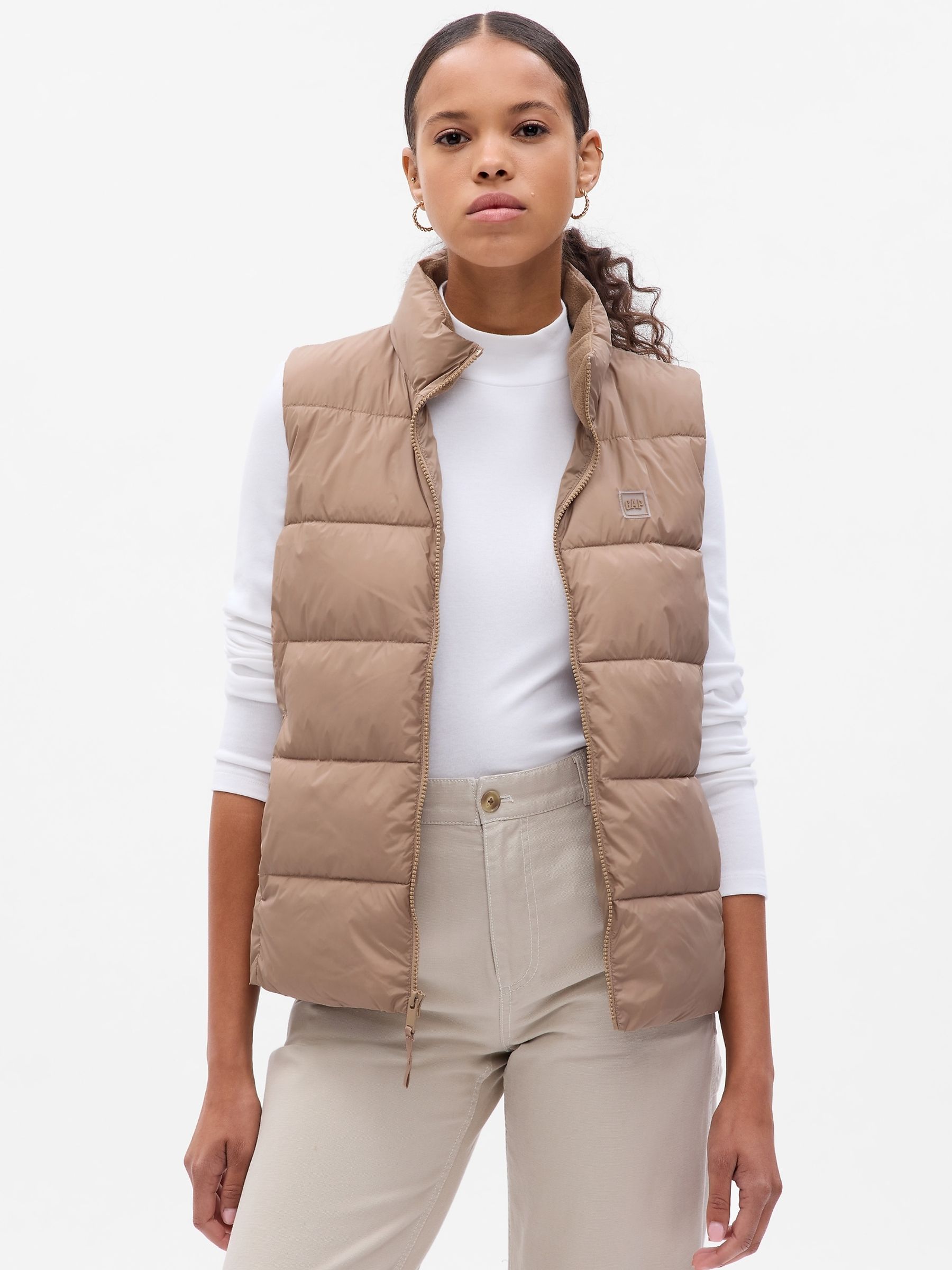 Buy Brown ColdControl Puffer Sleeveless Gilet from the Gap online shop