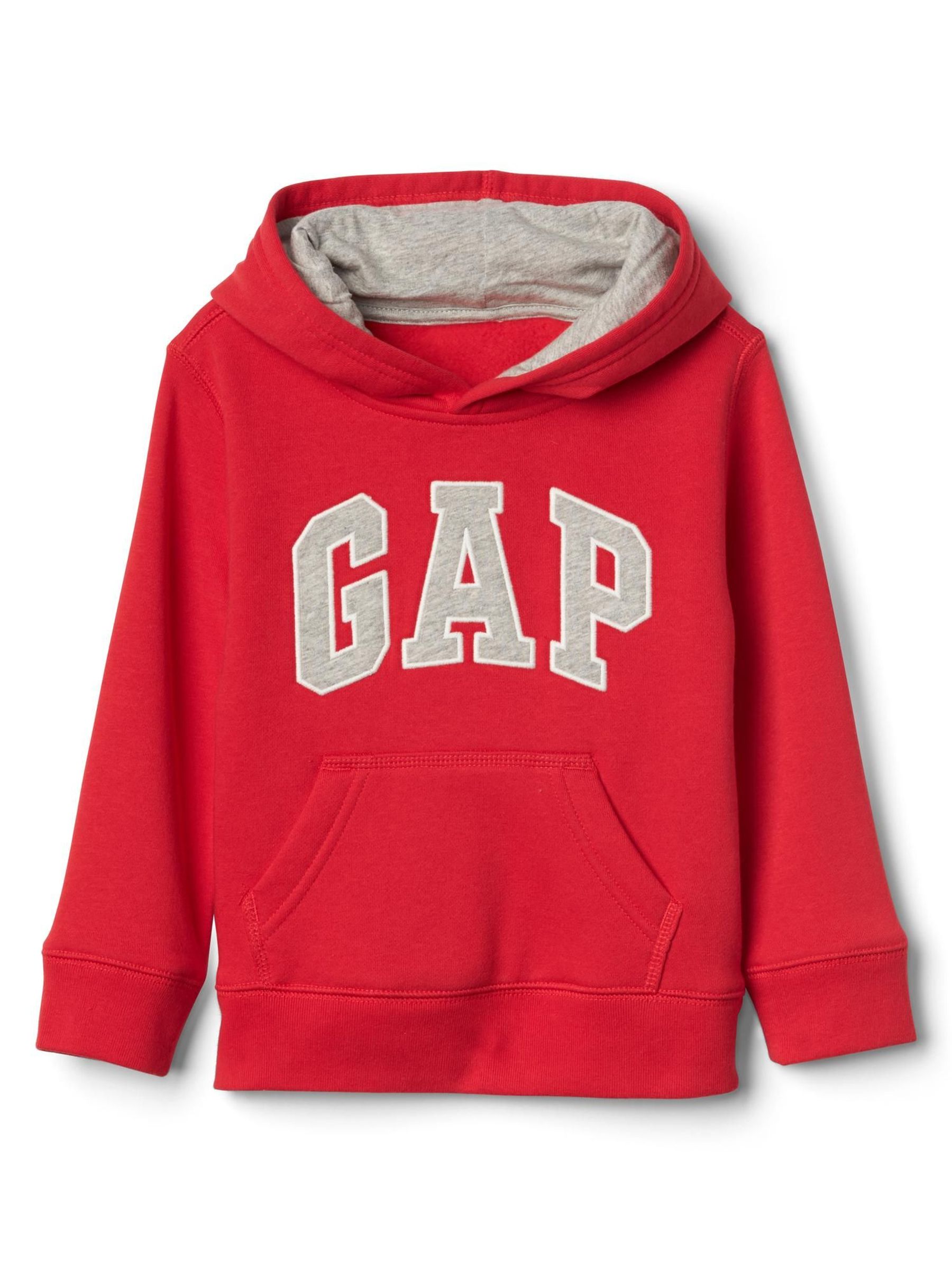 Buy Red Logo Bear Ear Hoodie from the Gap online shop