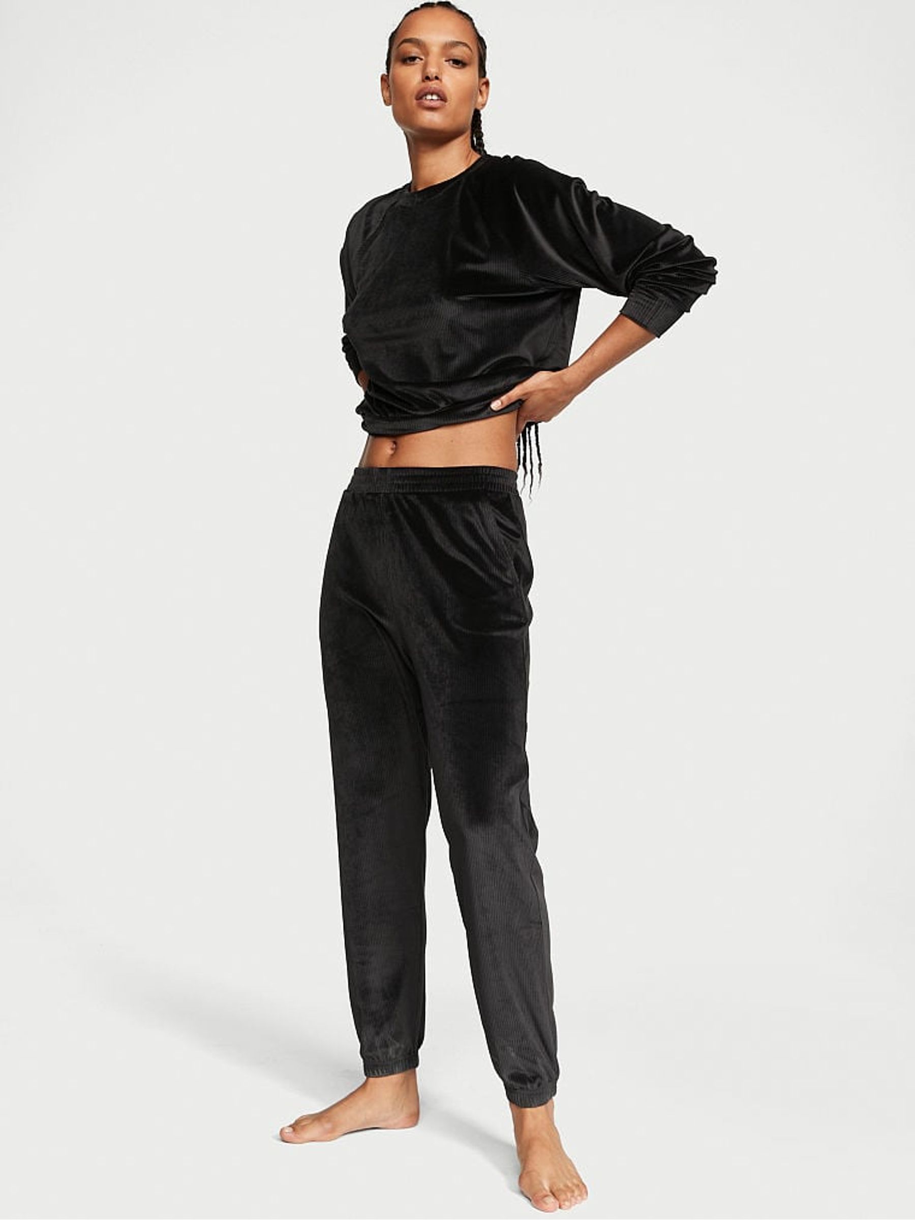 Victoria secret velvet joggers cheap