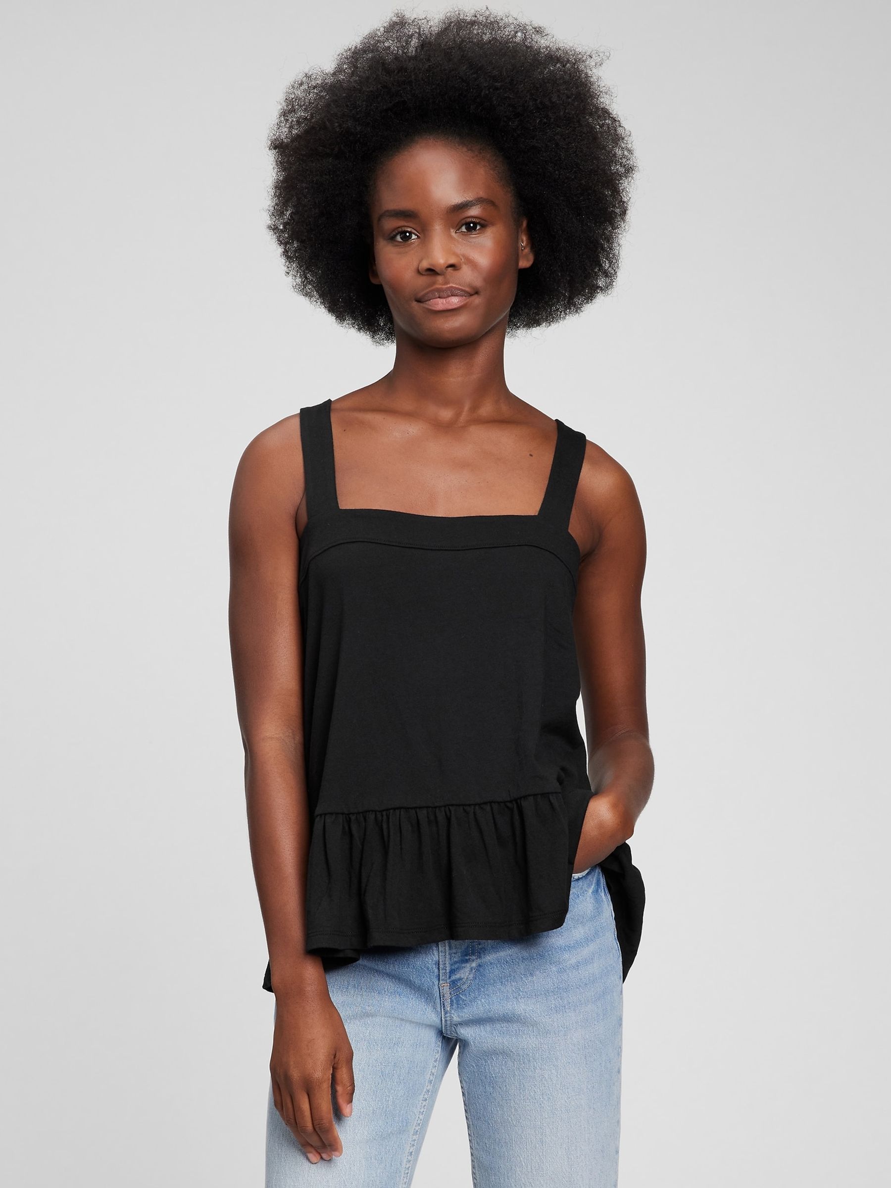 Peplum tank cheap