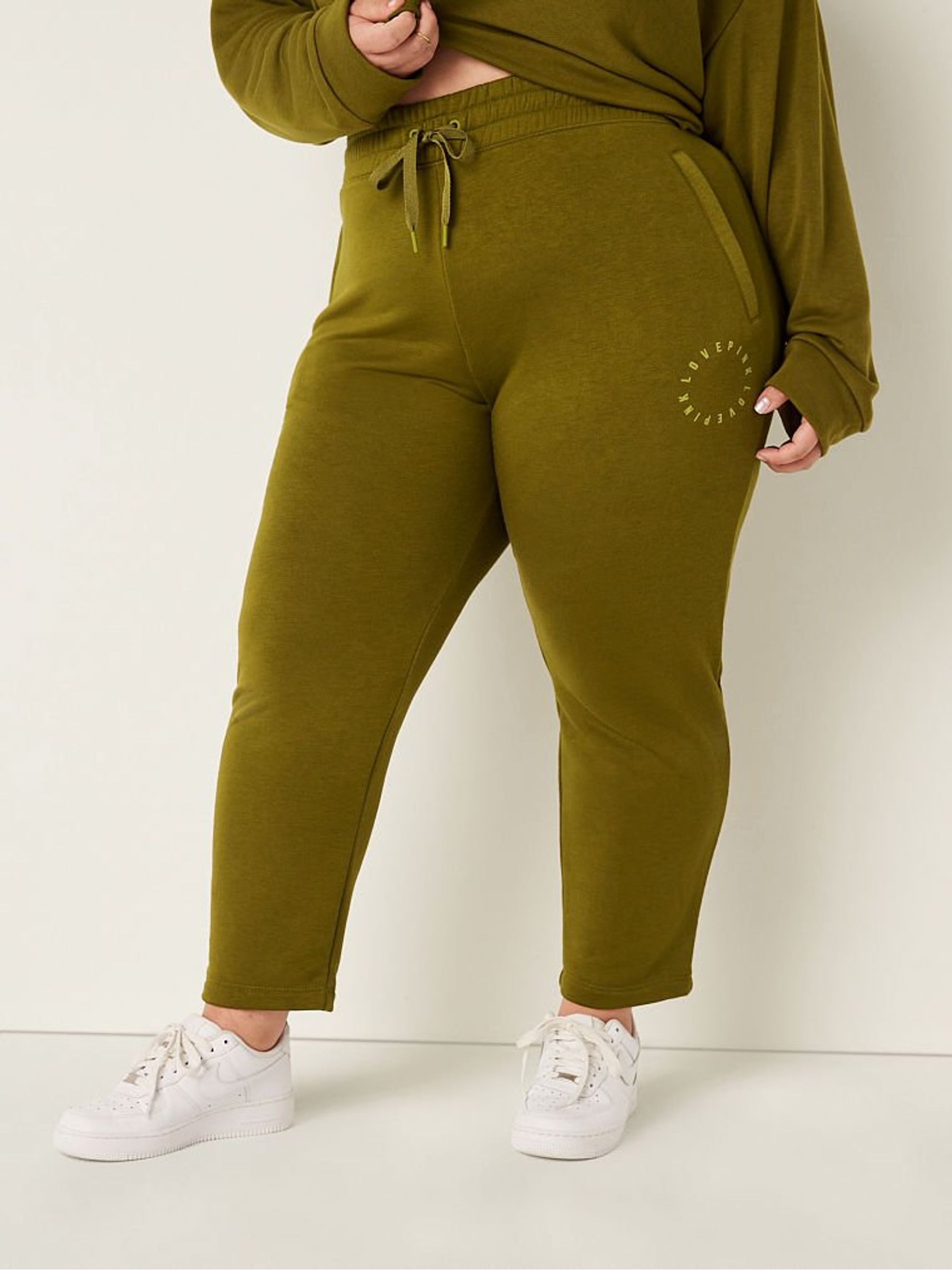 Hazel Green Terry Lounge Jogger