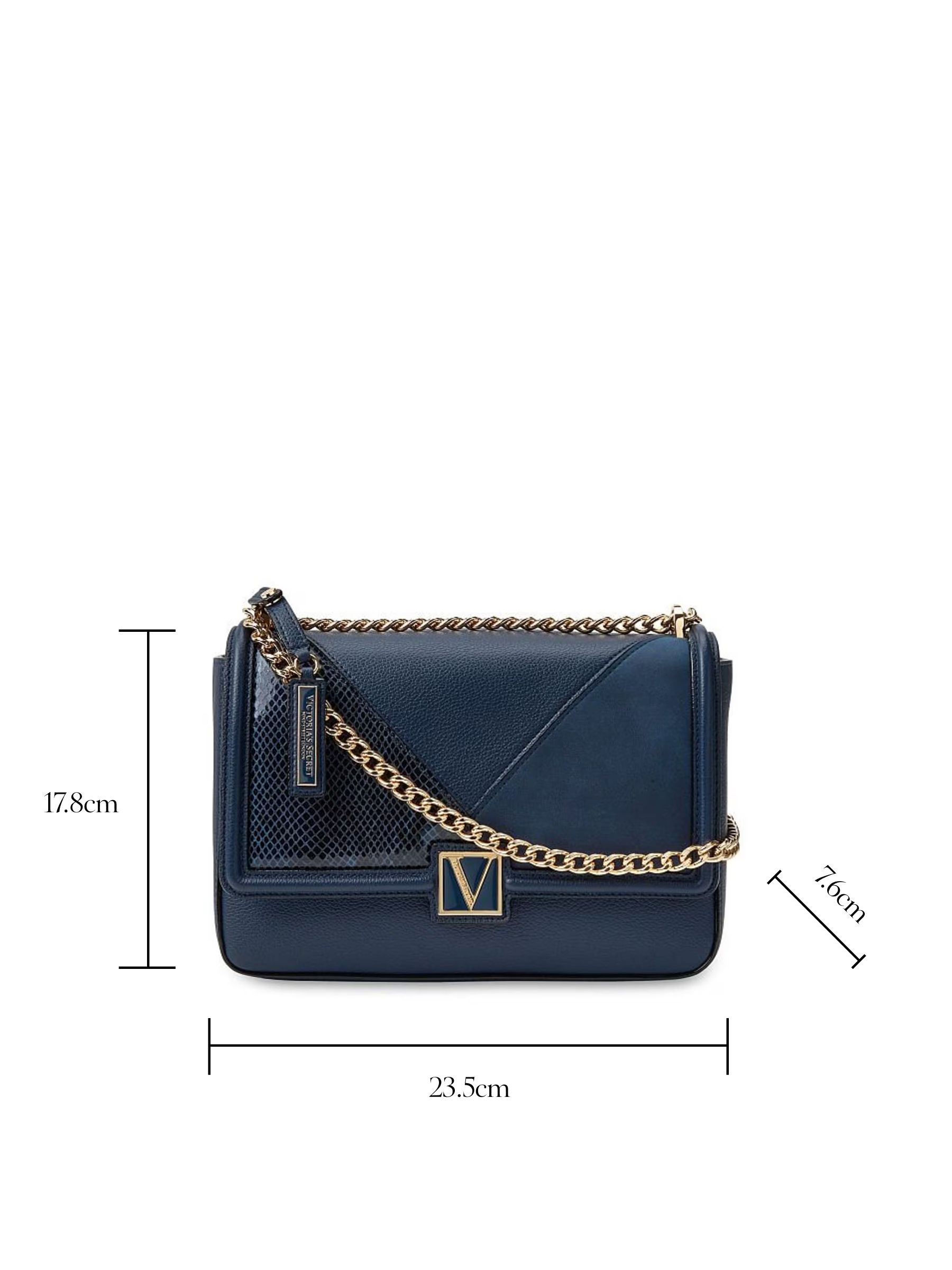 Buy Victoria s Secret Midnight Blue Victoria Medium Shoulder Bag from the Victoria s Secret UK online shop