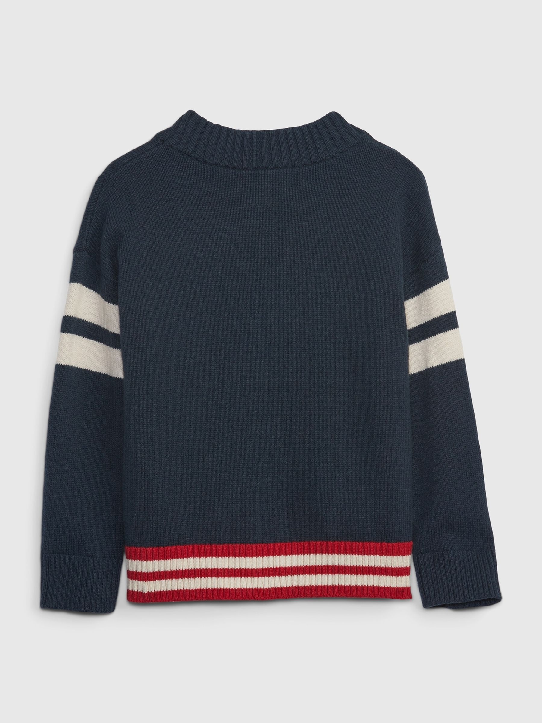 Striped mickey mouse sweater top