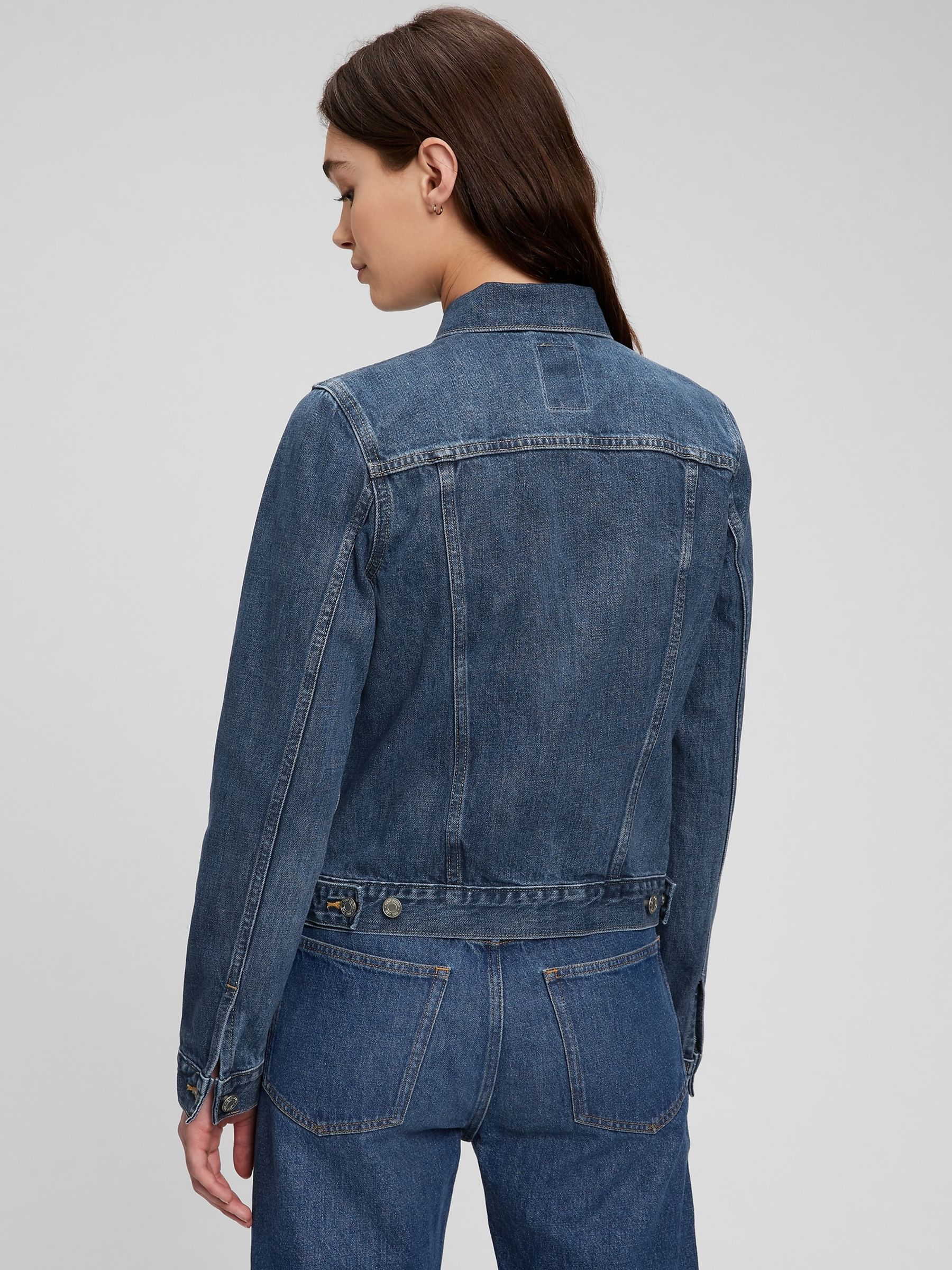 Dark Blue Icon Denim Jacket