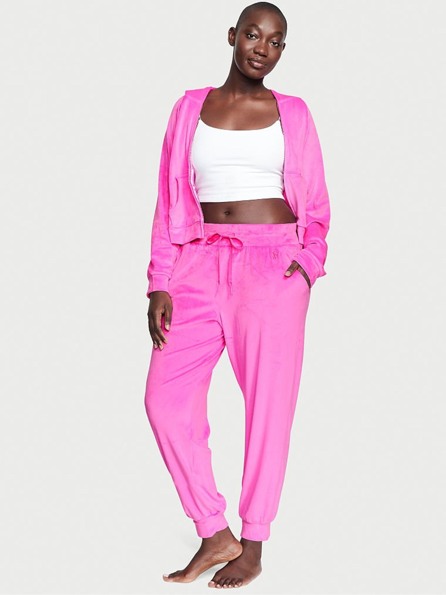 Victoria's secret velour tracksuit outlet