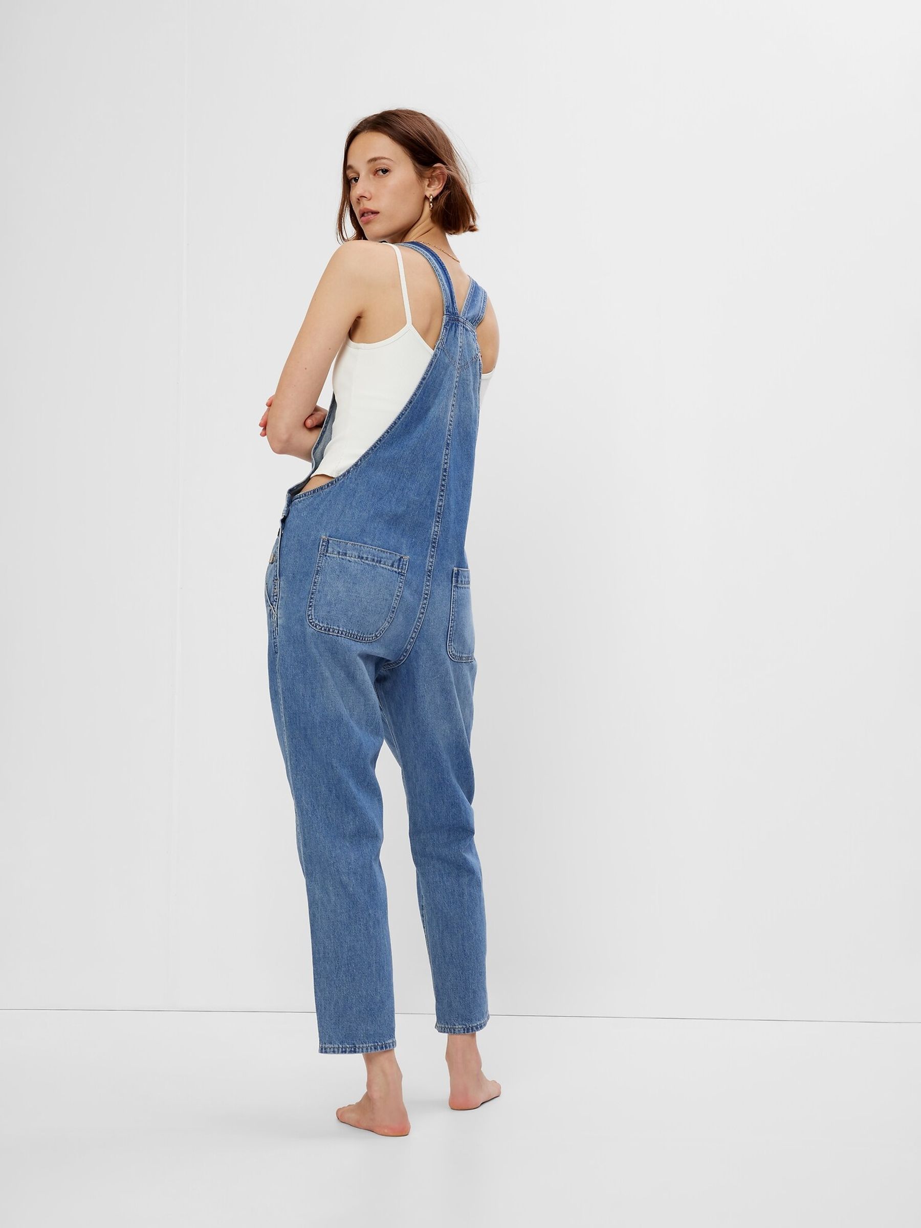 Medium Blue Denim Dungarees