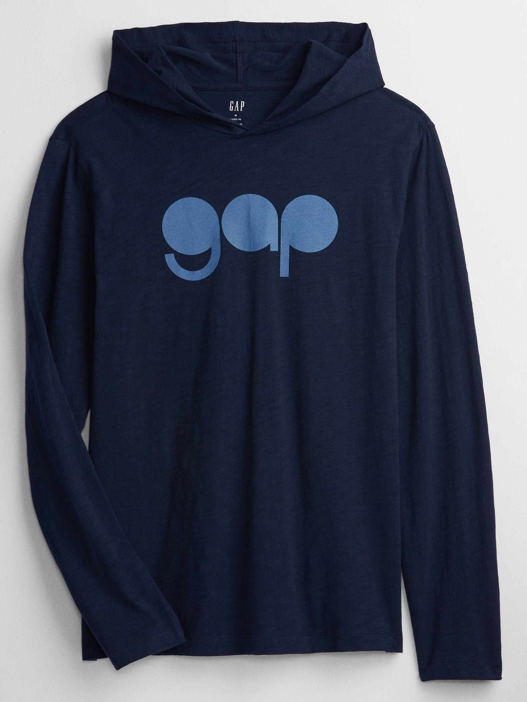 Gap logo hoodie sweatshirt hotsell
