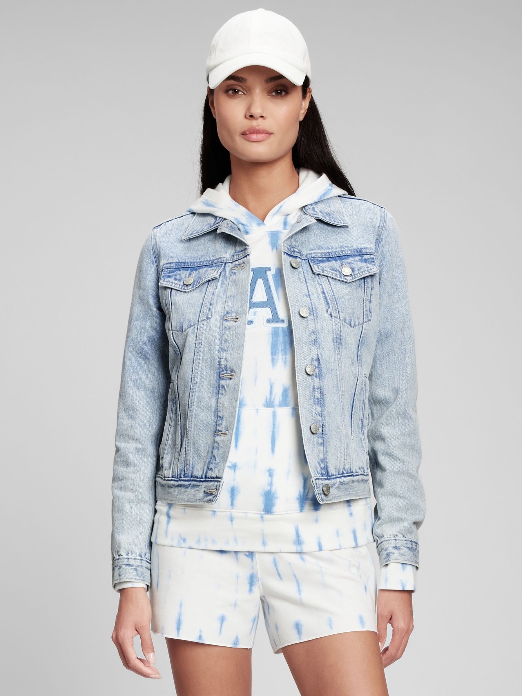 Buy Blue Icon Denim Jacket from the Gap online shop