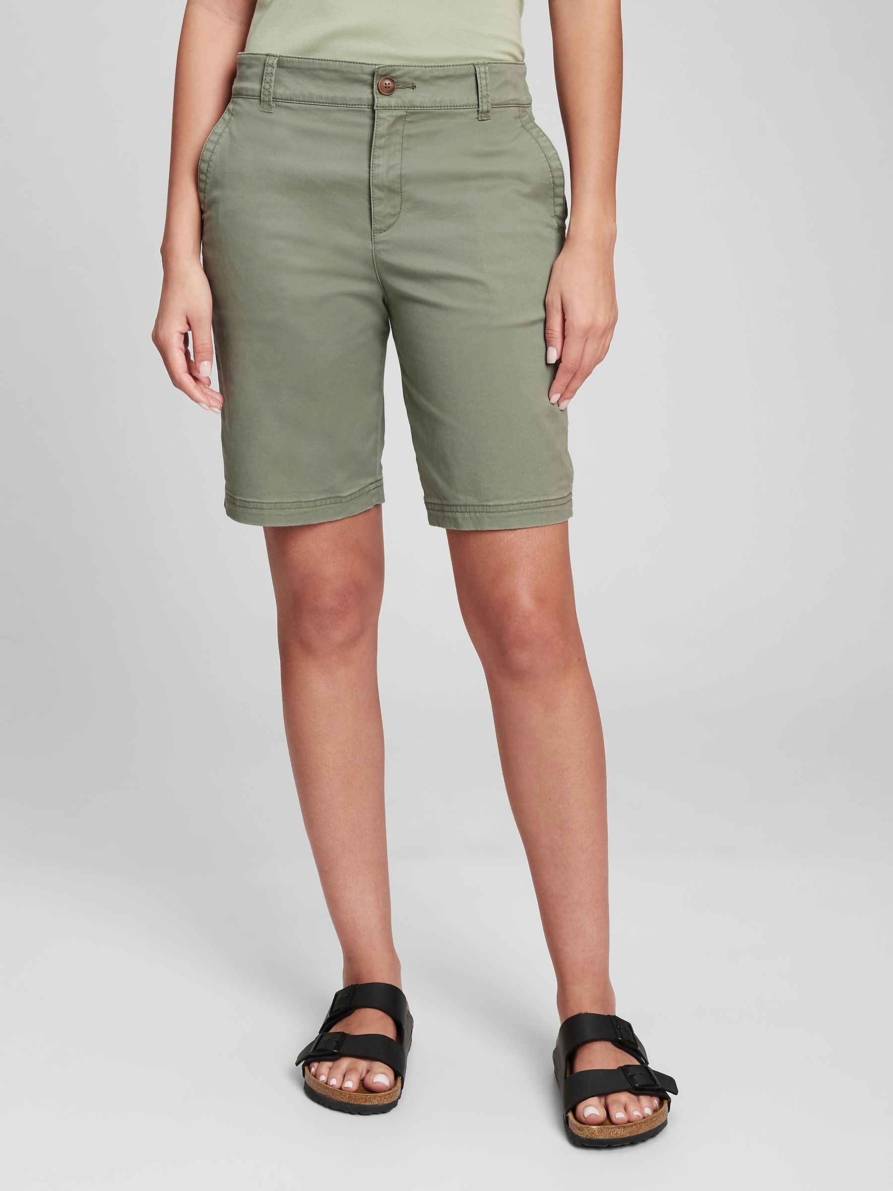 Women's gap bermuda shorts hot sale