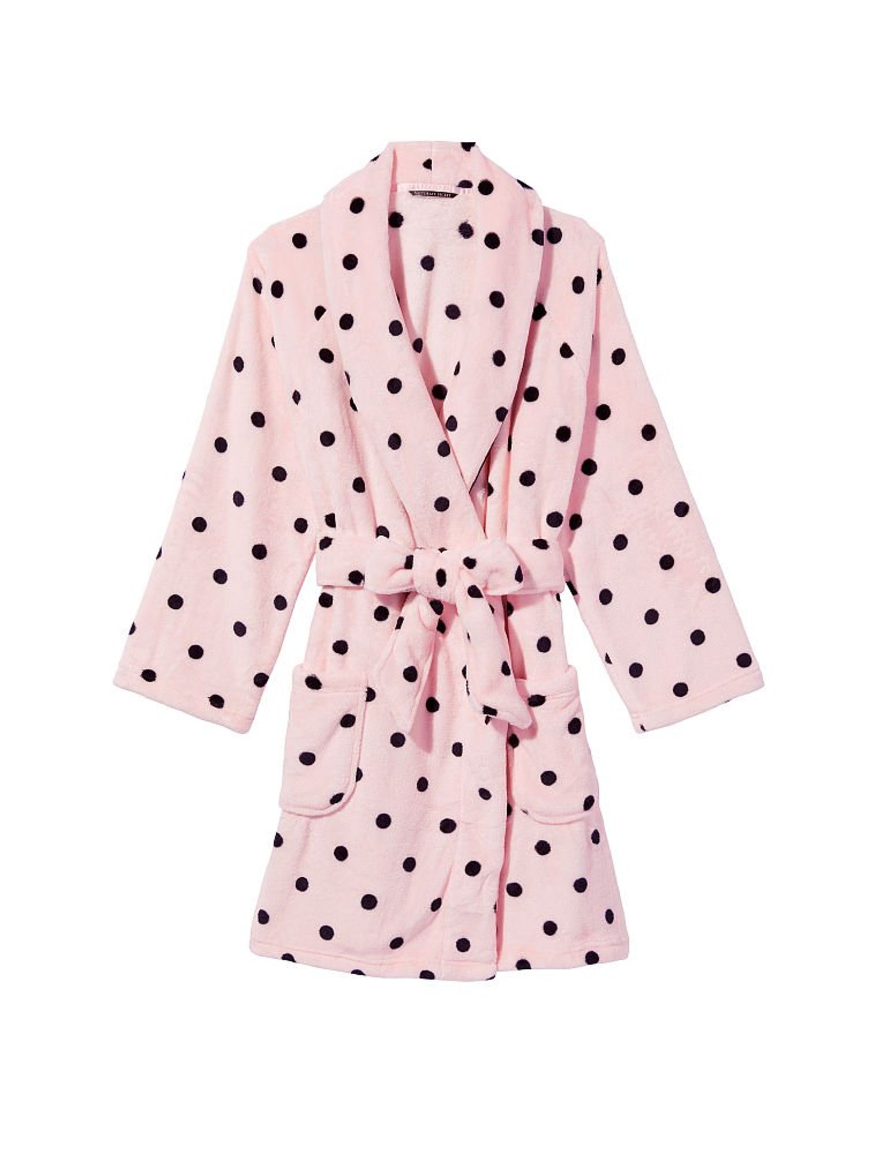 Buy Victoria s Secret Angel Pink Sweet Dot Pink Cosy Short Dressing Gown from the Victoria s Secret UK online shop