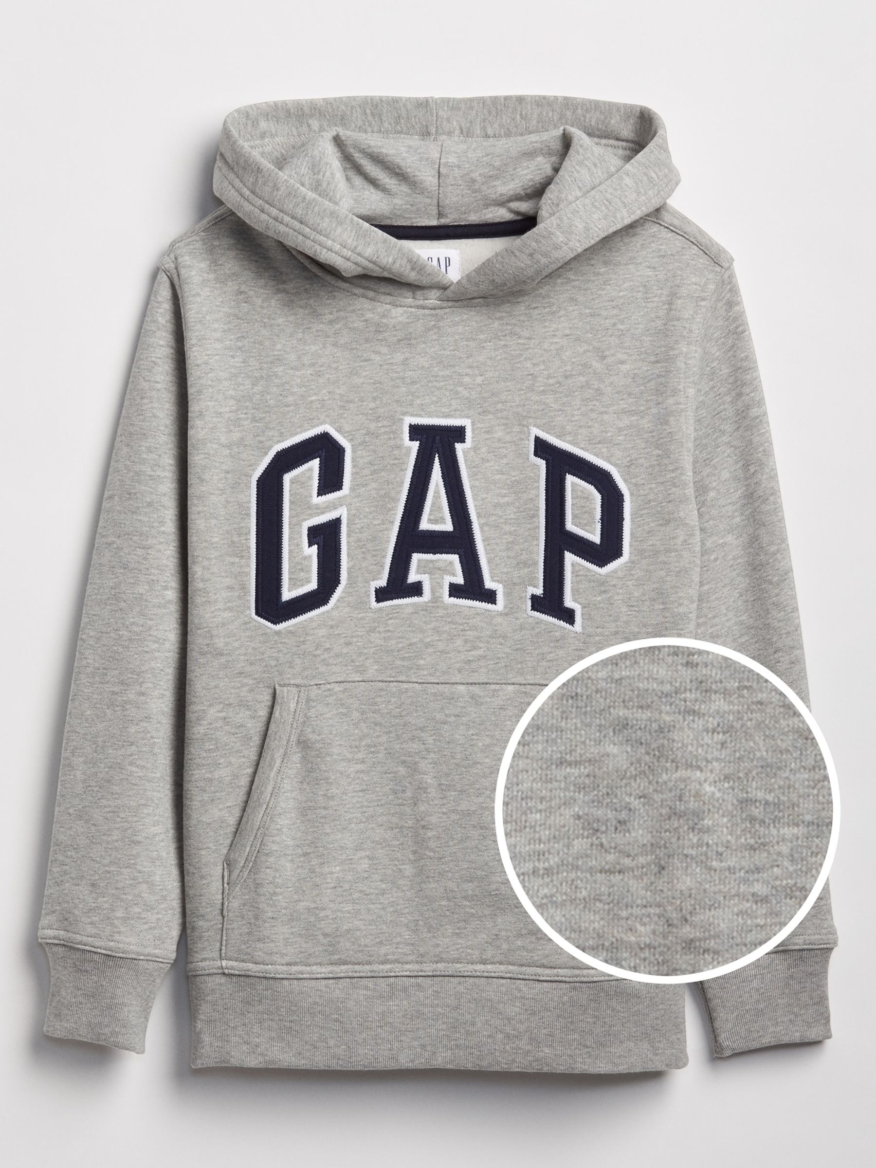 Buy Grey Logo Hoodie 4 13yrs from the Gap online shop
