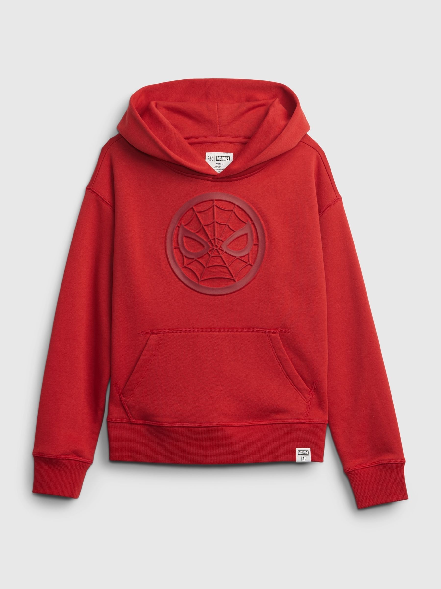 Red Marvel Graphic Hoodie 4 13yrs