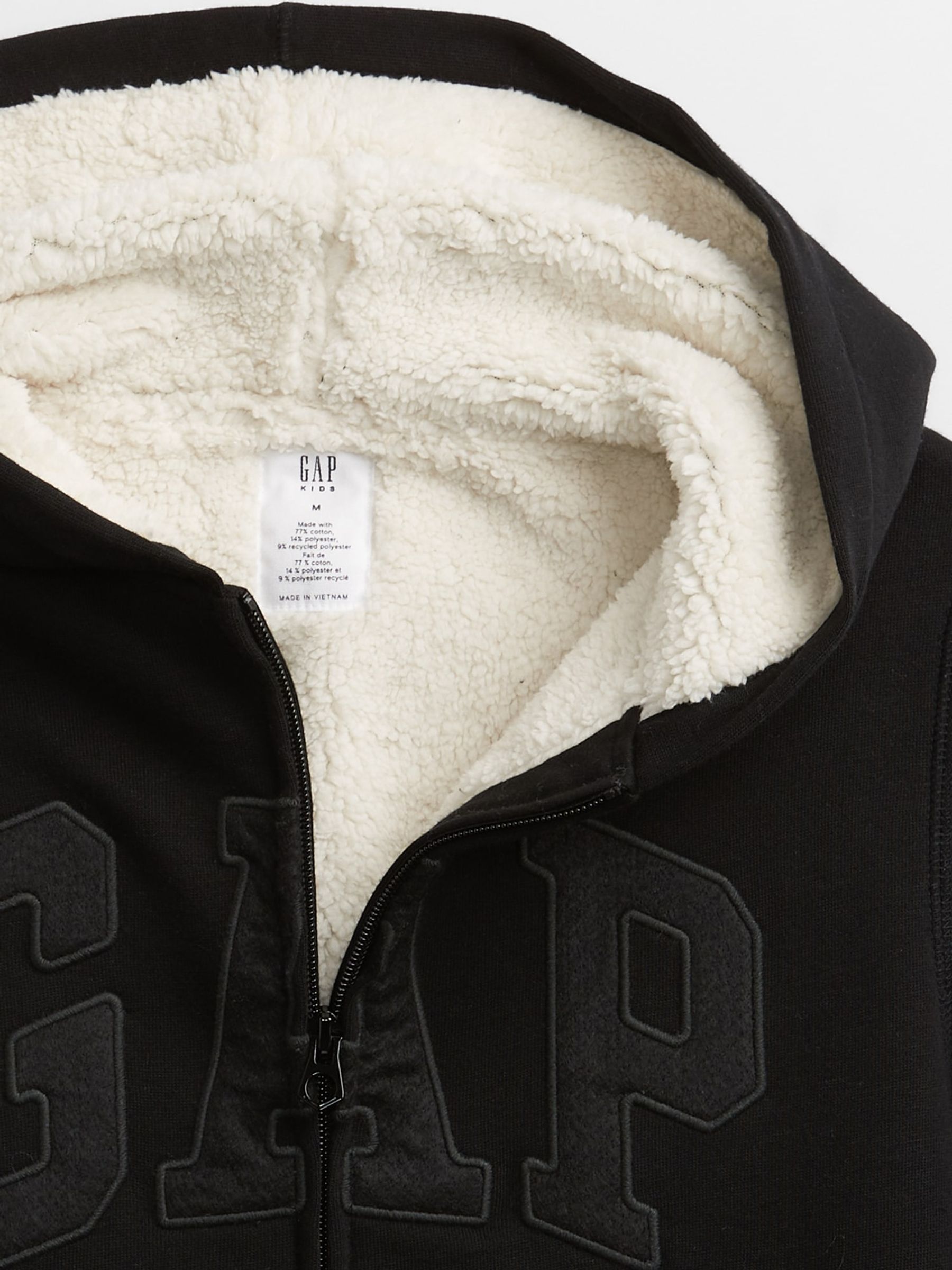 Buy Logo Sherpa Lined Hoodie from the Gap online shop