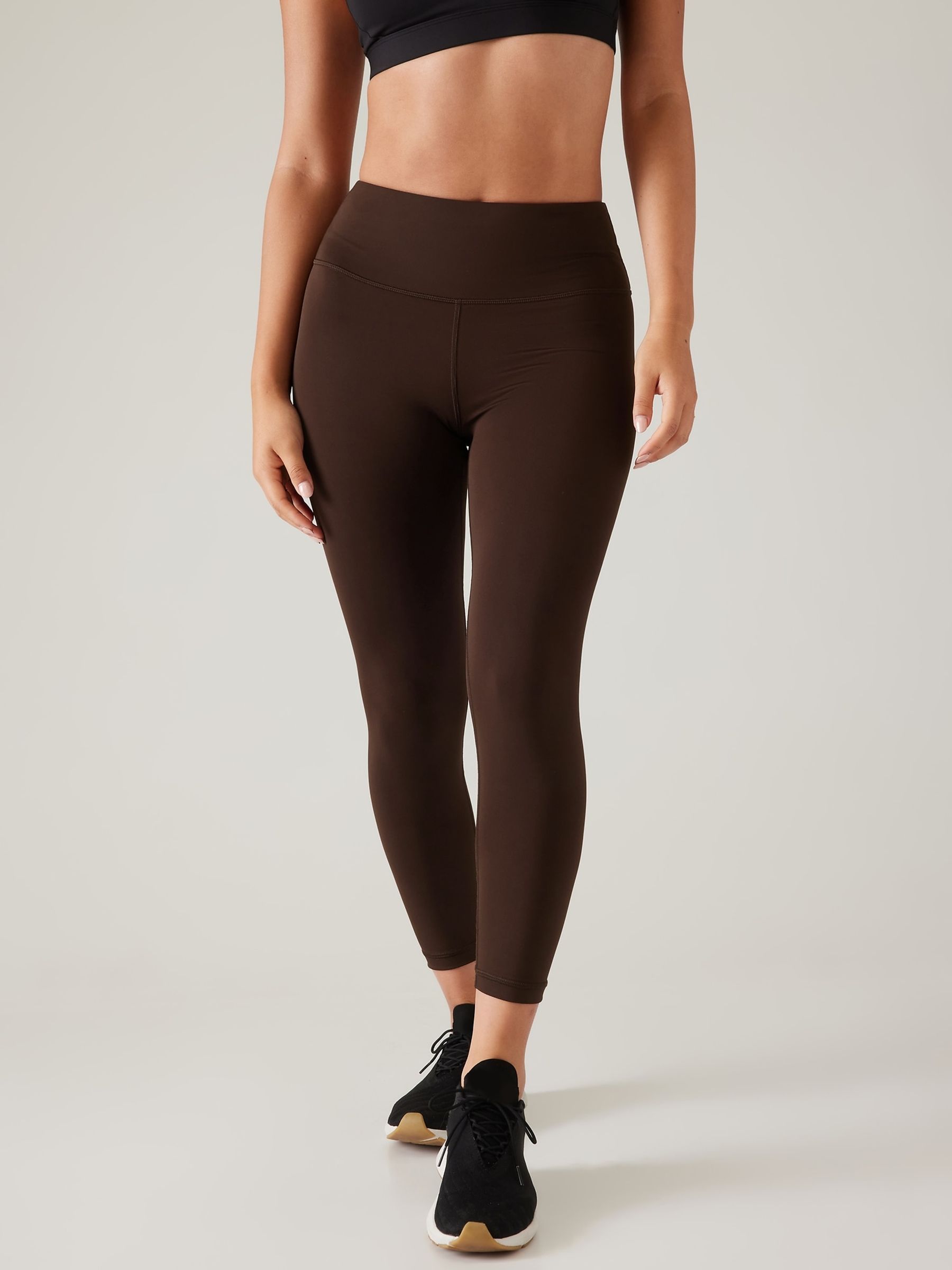 Athleta Brown Elation Train 7 8 Leggings