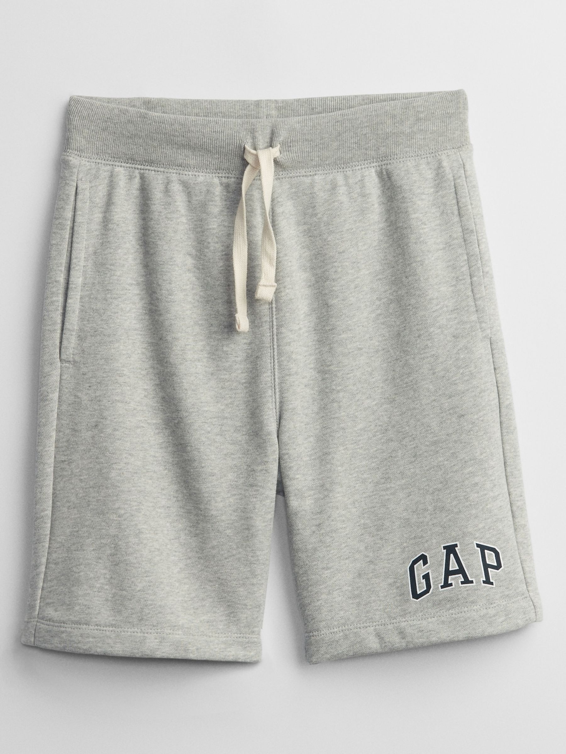 Grey Pull On Logo Jogger Shorts 4 13yrs