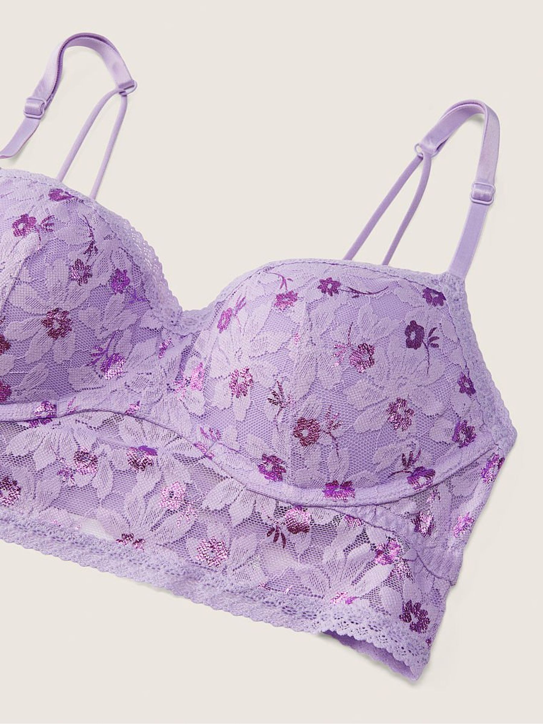 Lilac lace bralette best sale