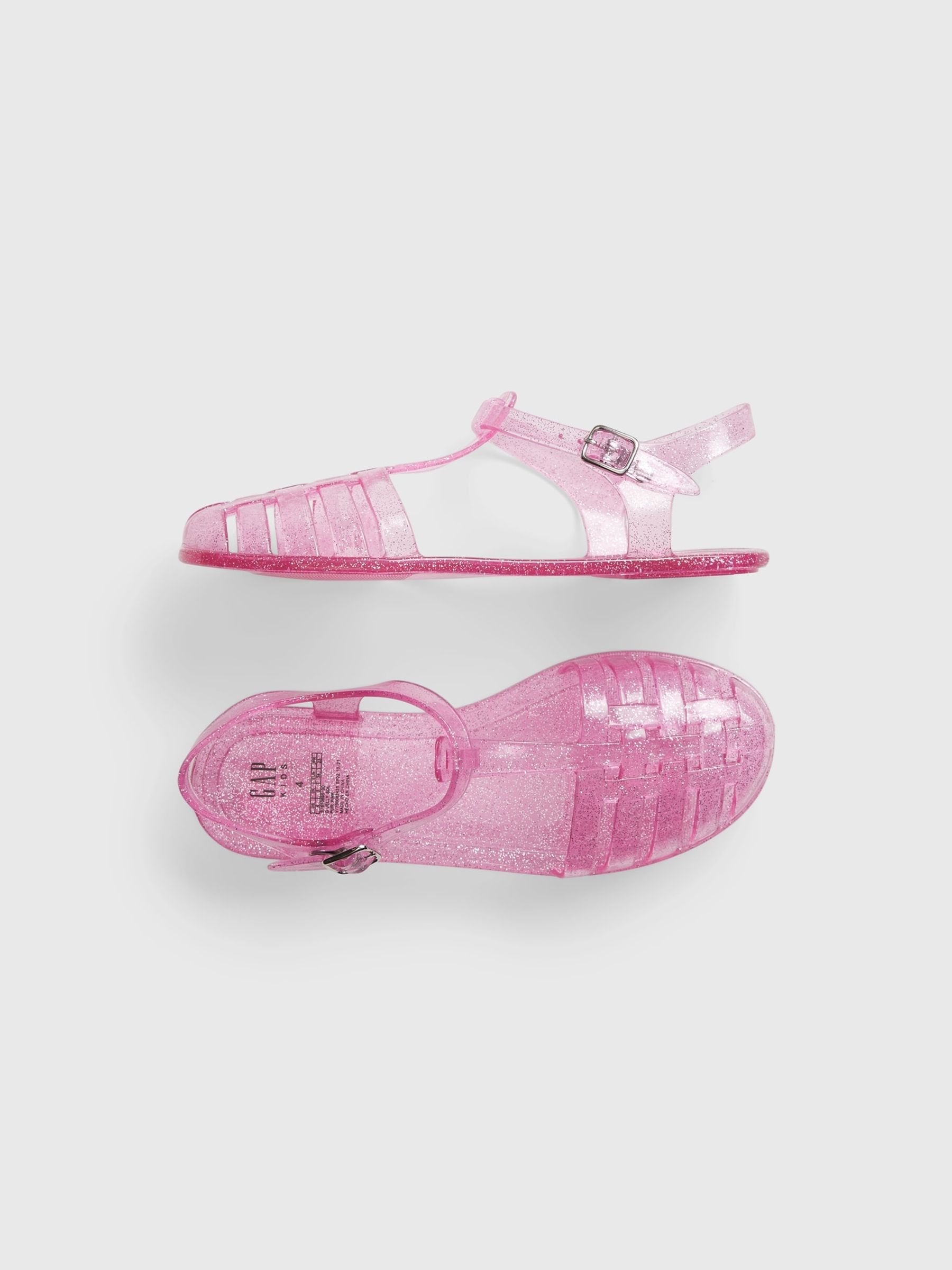 Sparkly jelly sandals on sale