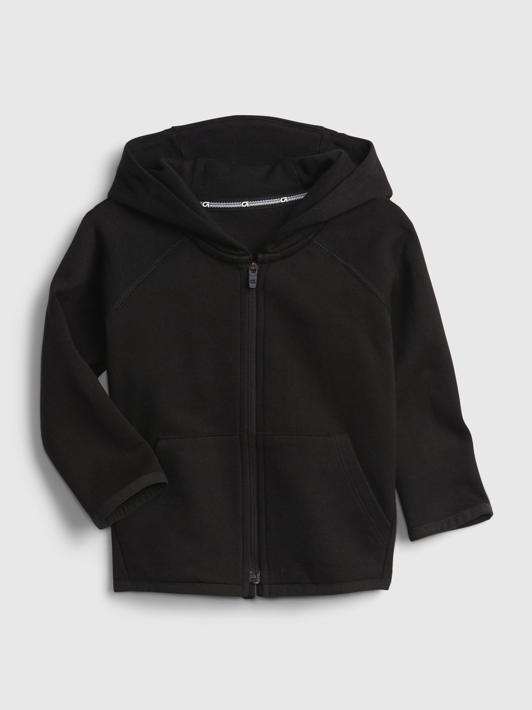 Buy Black Fit Tech Performance Zip Up Hoodie from the Gap online shop