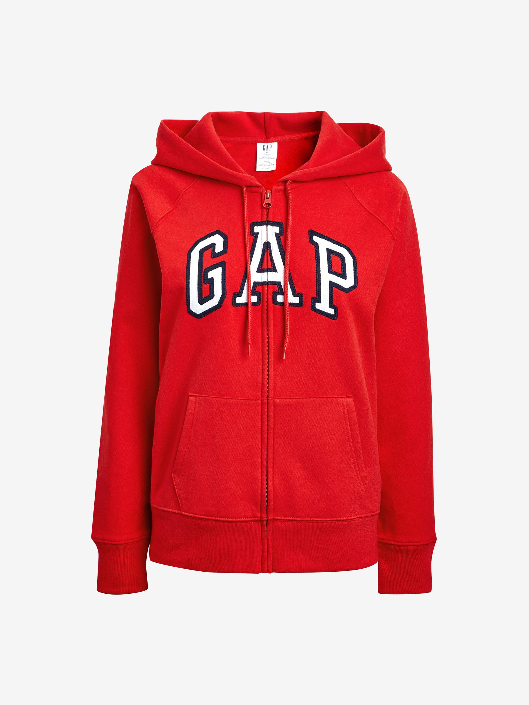 Buy Logo Zip Hoodie In Fleece from the Gap online shop