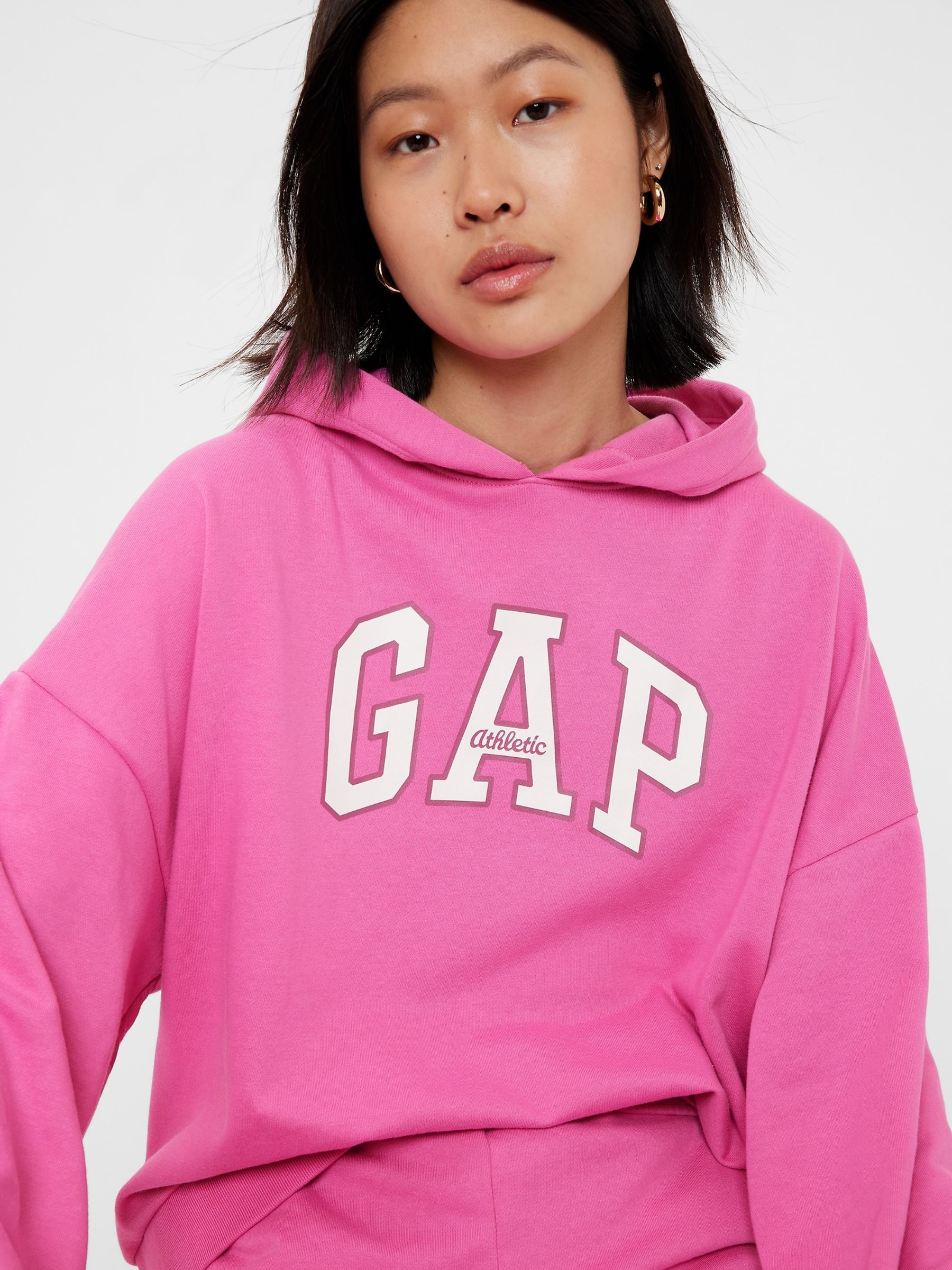Pink Logo Easy Hoodie