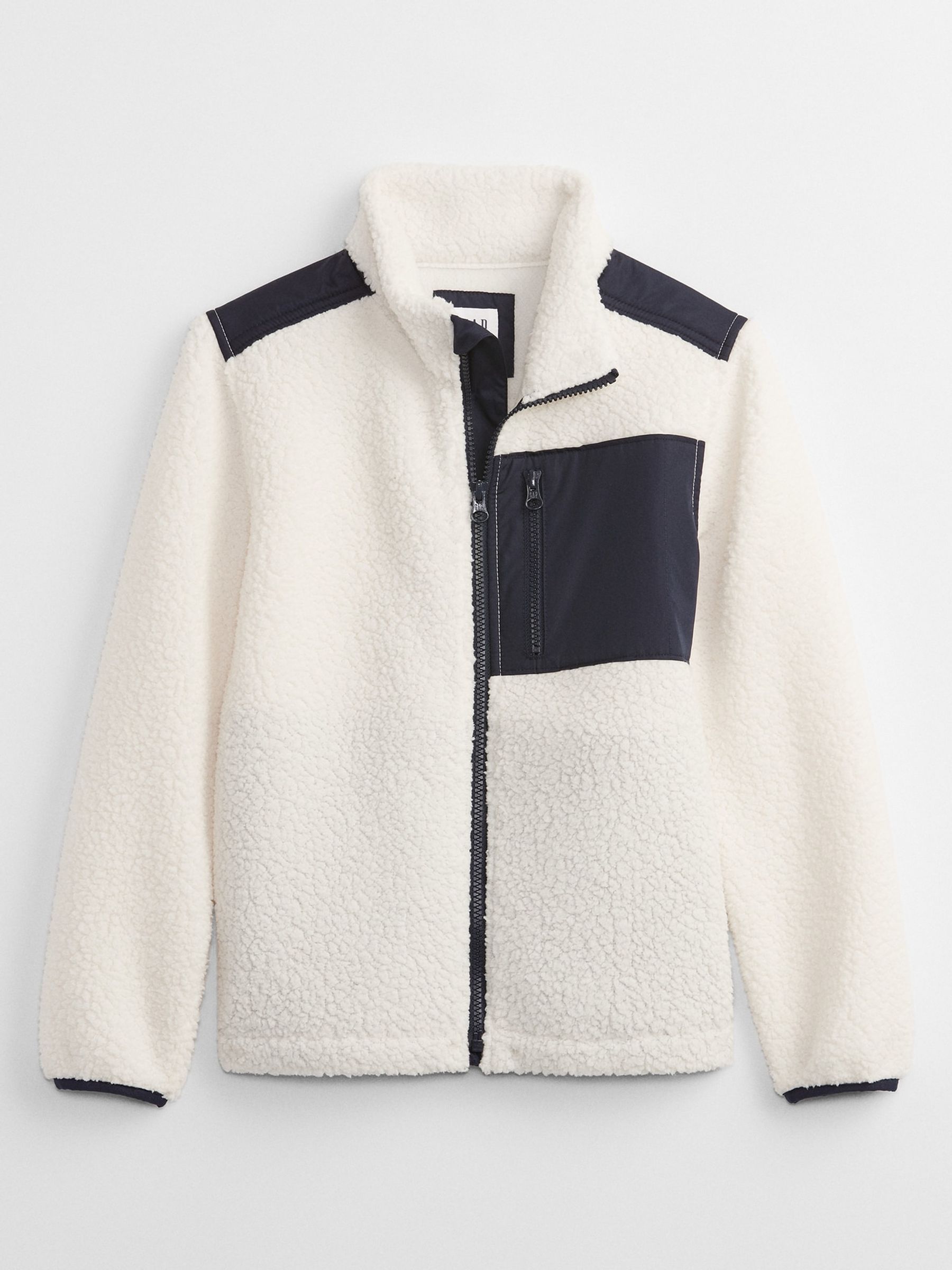Sherpa zip up jacket clearance