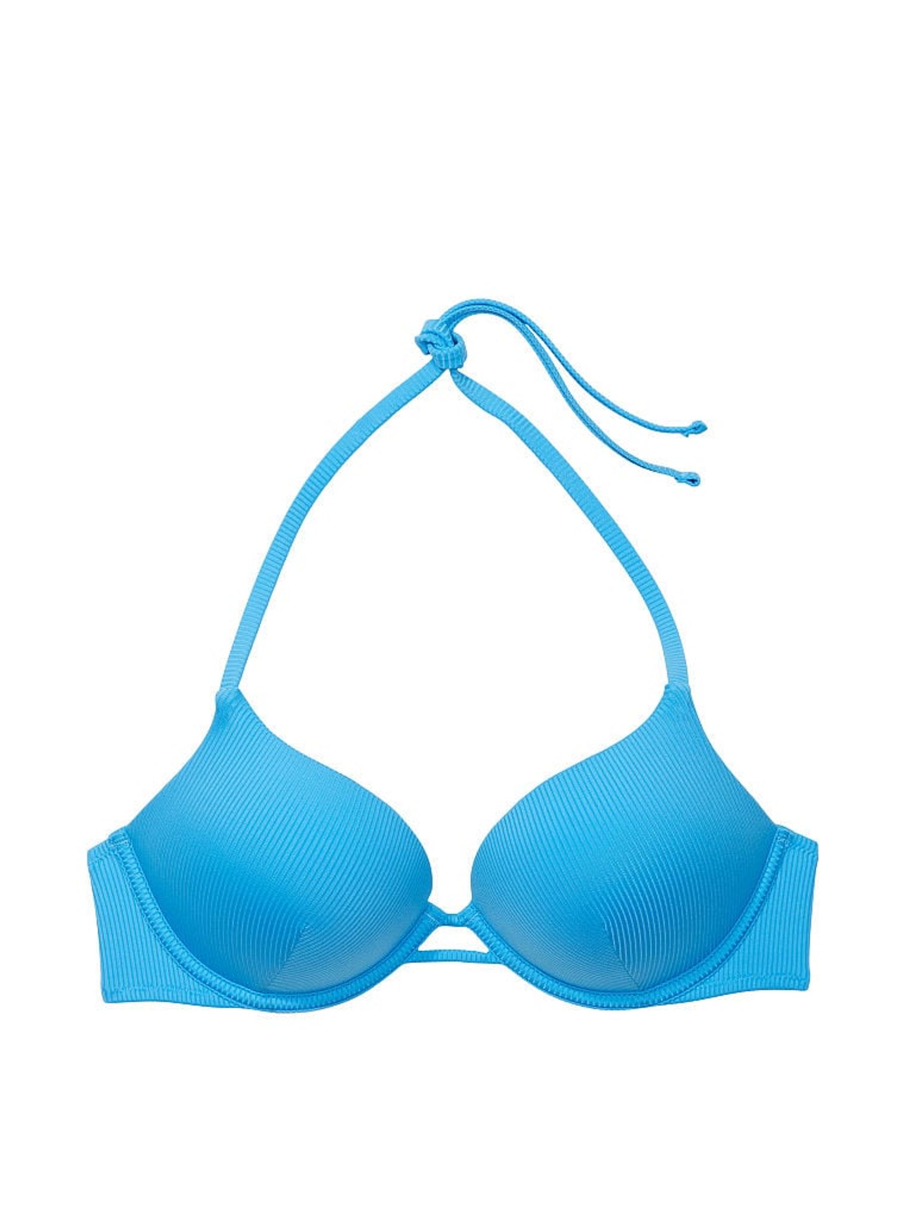 Buy Victoria s Secret Capri Blue Push Up Swim Bikini Top from the Victoria s Secret UK online shop