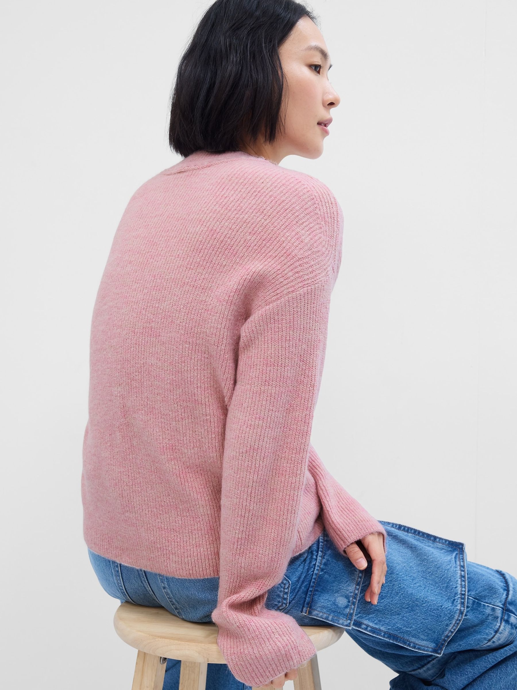 Gap pink jumper cheap