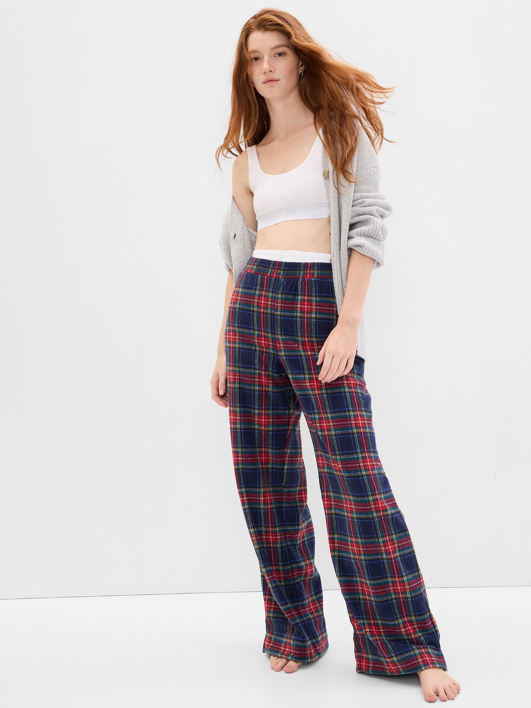Buy Cosy Fleece Pyjama Bottoms from the Gap online shop