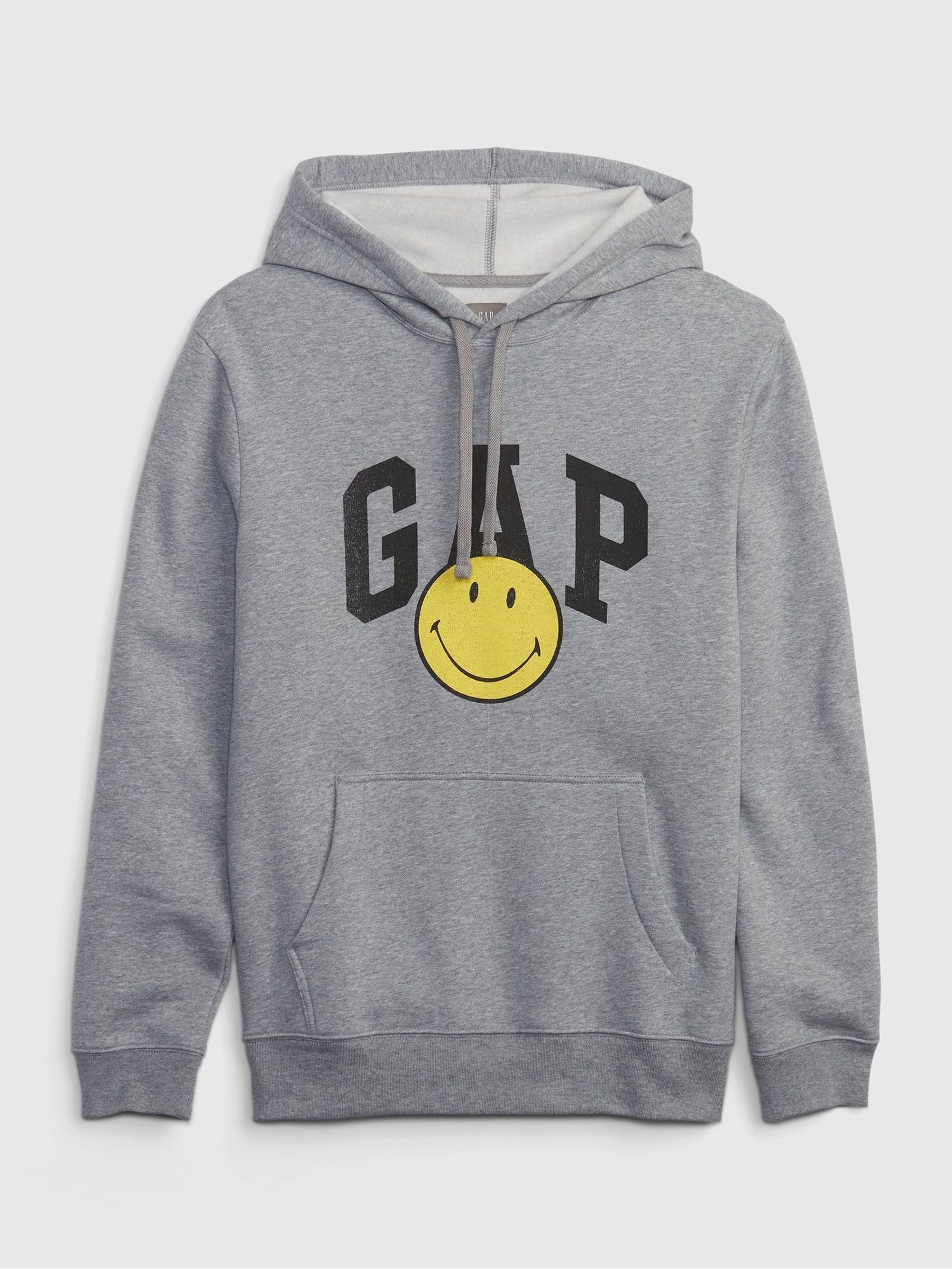 Hoodie with smiley face logo shop