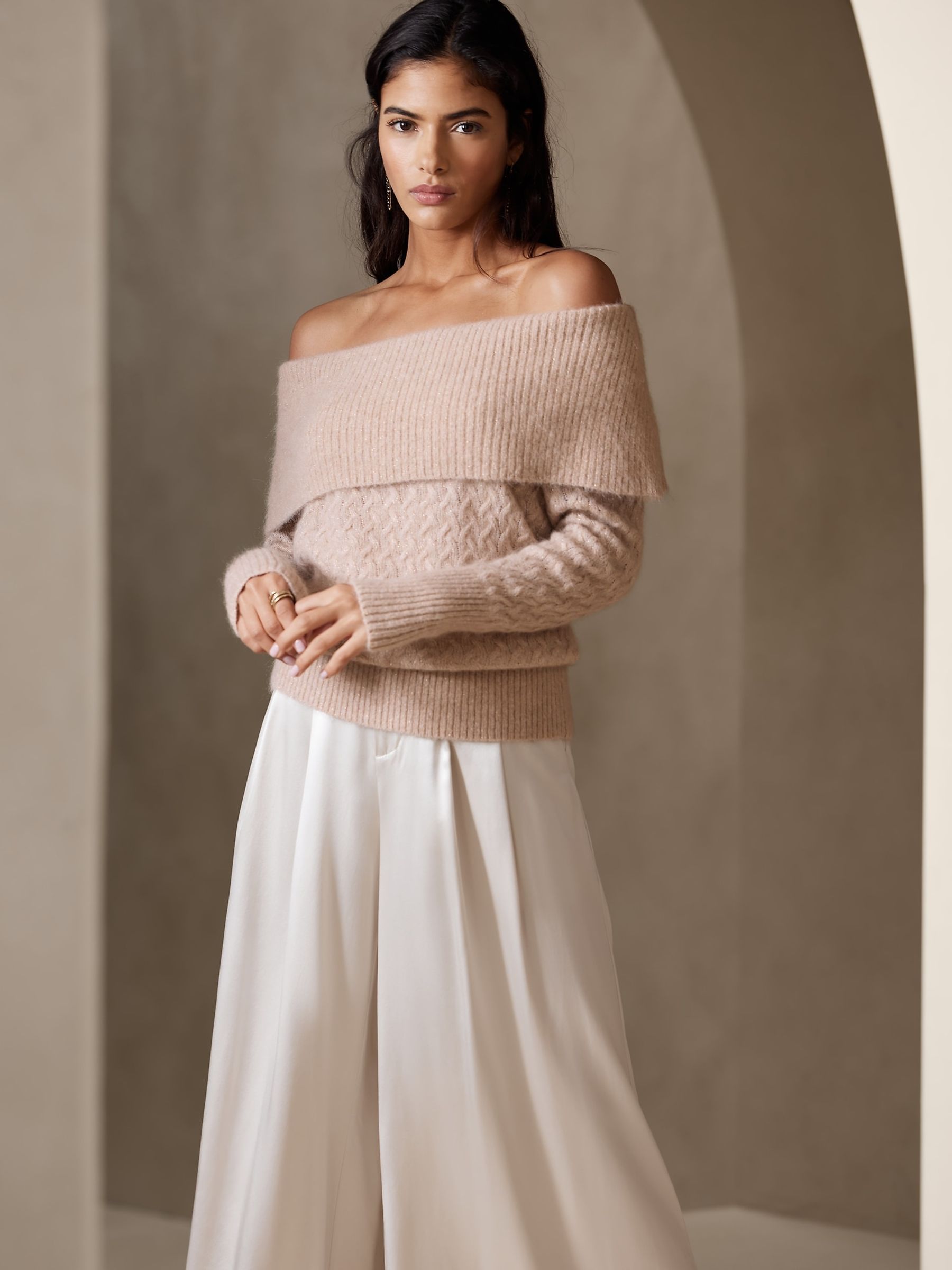 Jumper pants with off shoulder discount