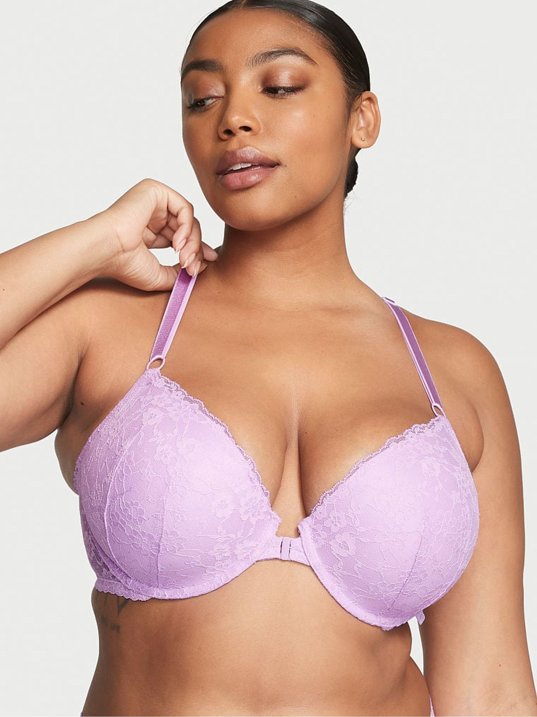 Cross back bra victoria secret top