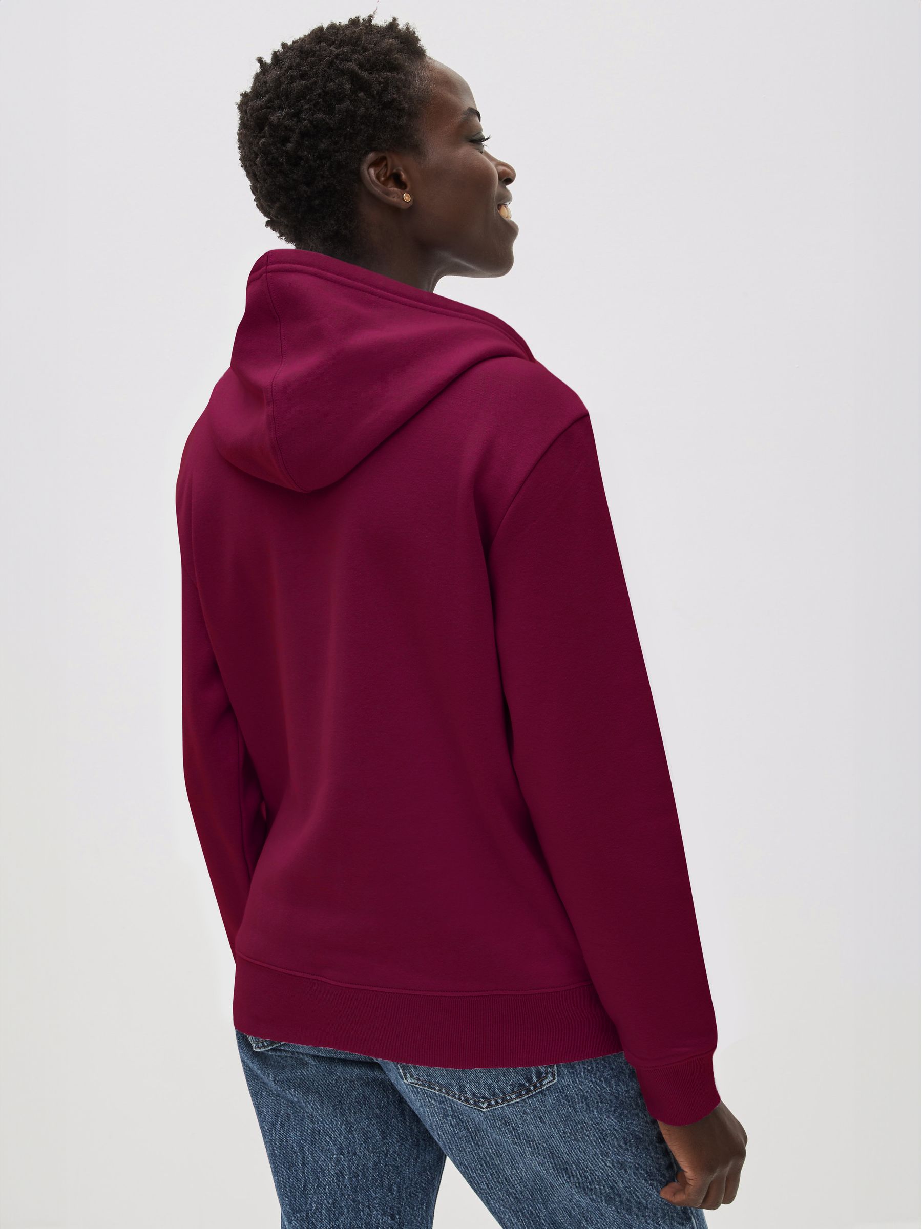 Gap burgundy hoodie top