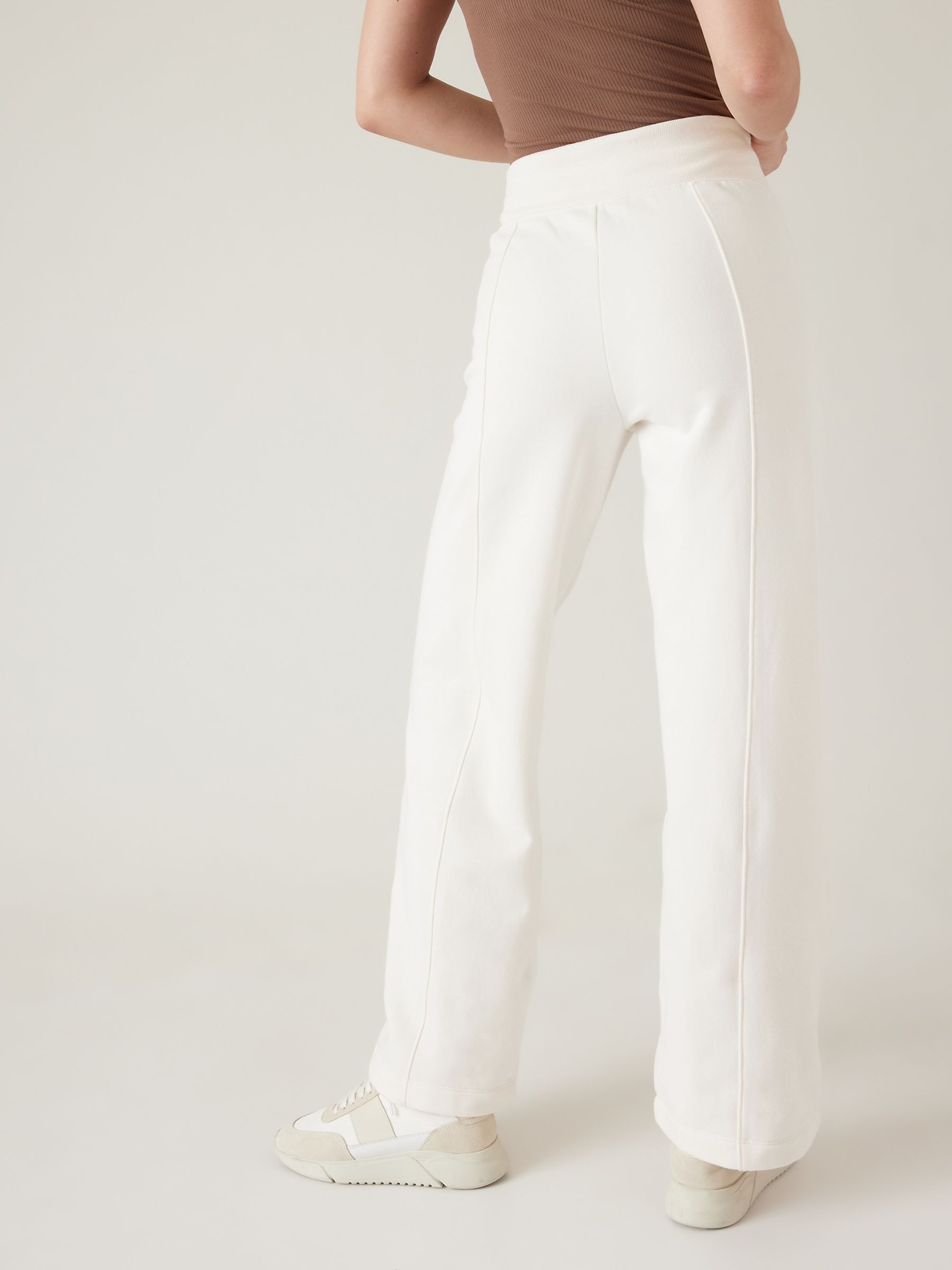 Buy Athleta Cream Straight Leg Sweatpant Joggers from the Gap online shop
