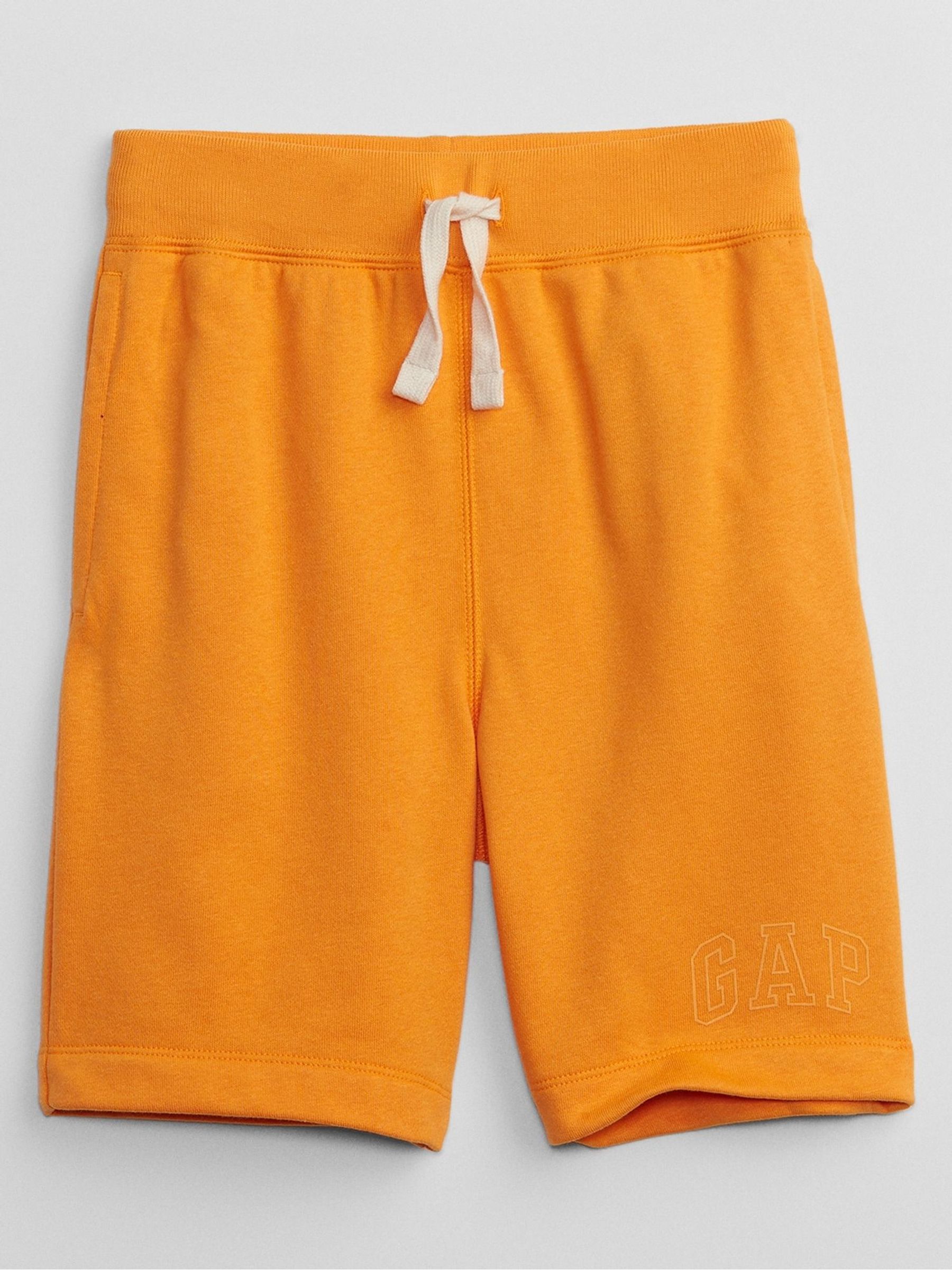 Orange jogger shorts hot sale