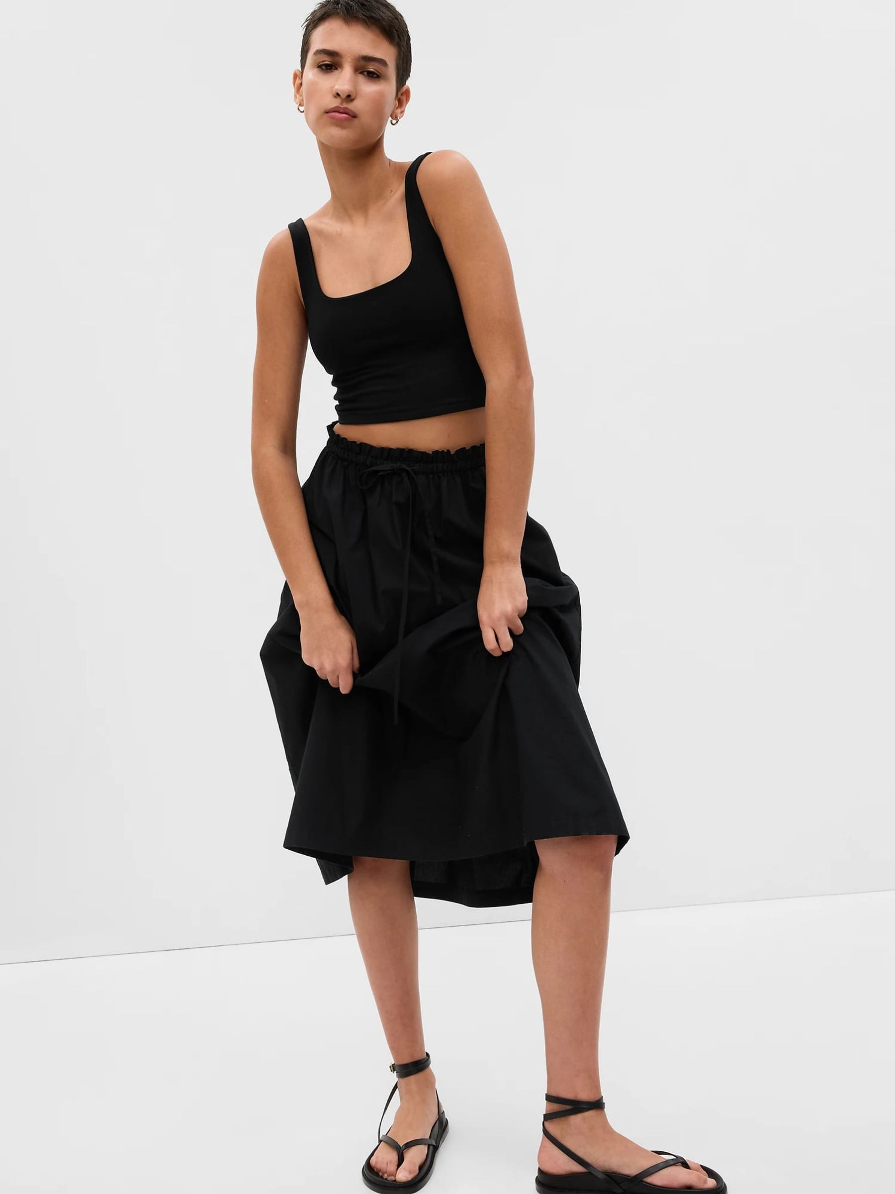 Frame paperbag skirt cheap