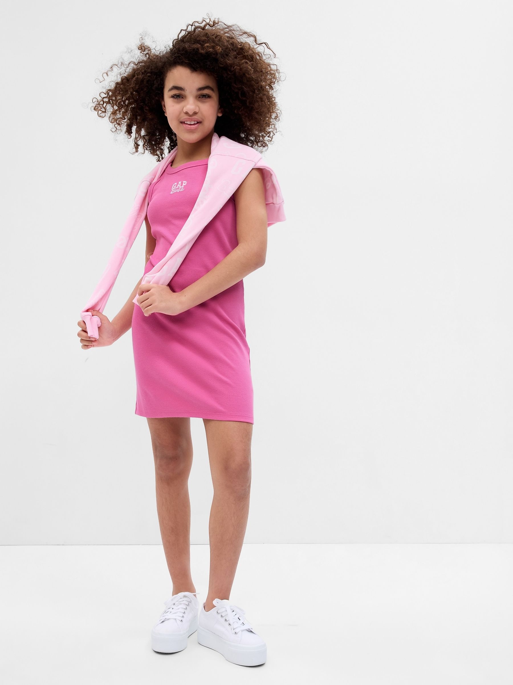 Pink gap dress online